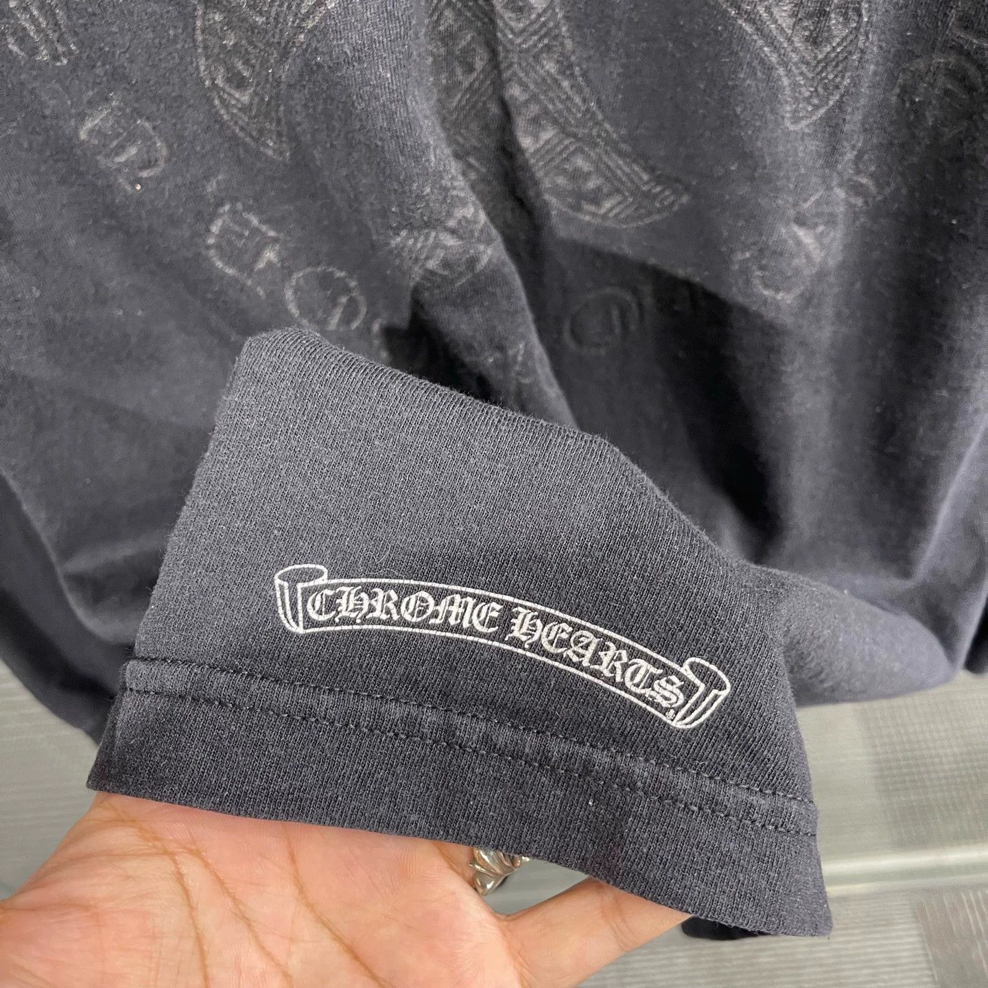 Chrome Hearts Black Long Sleeve Shirt with Chest Pocket Size US M / EU 48-50 / 2 - 6 Thumbnail