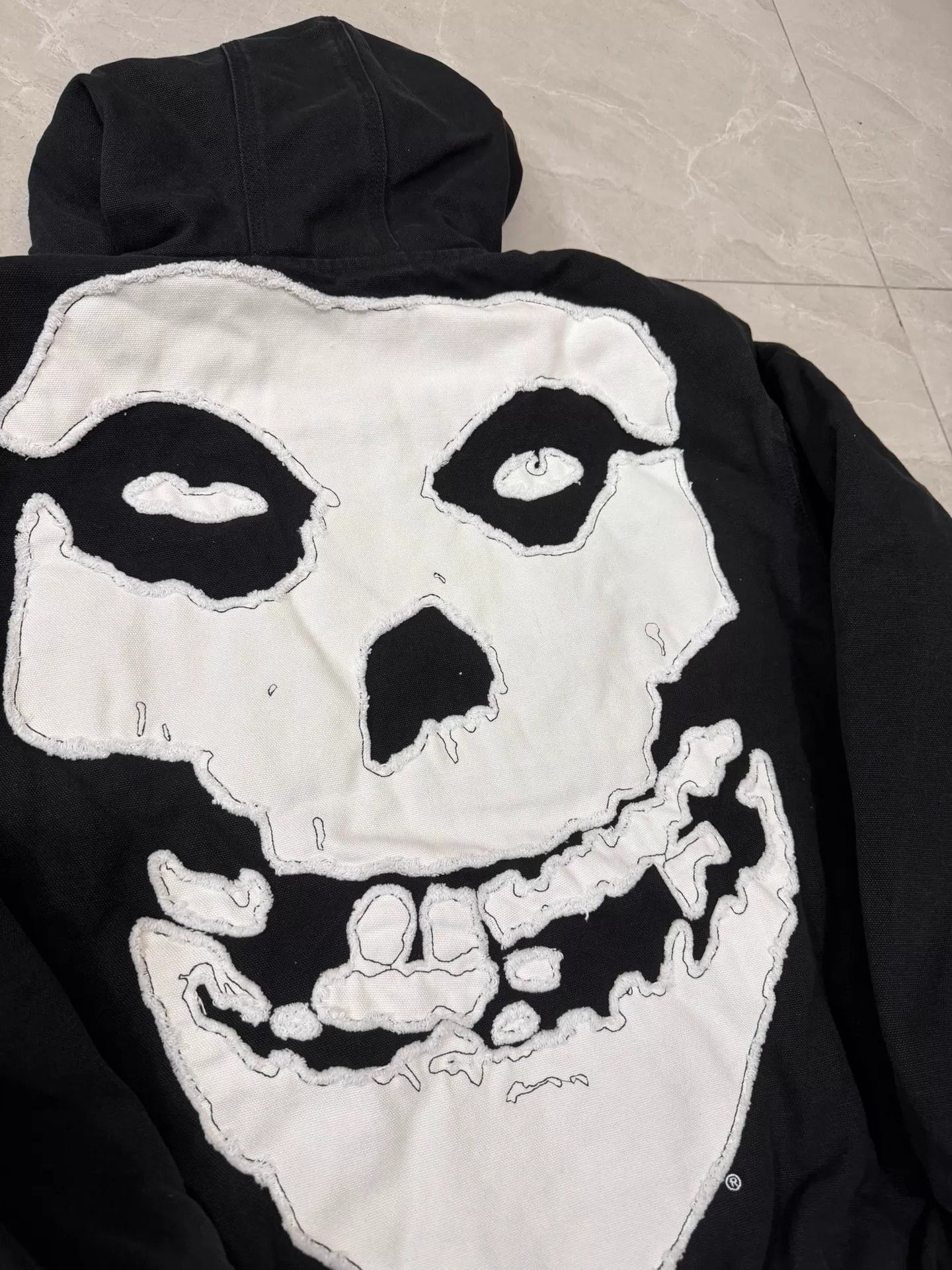 Supreme Black Zip-Up Hoodie with Drawstring Hood Size US L / EU 52-54 / 3 - 5 Thumbnail