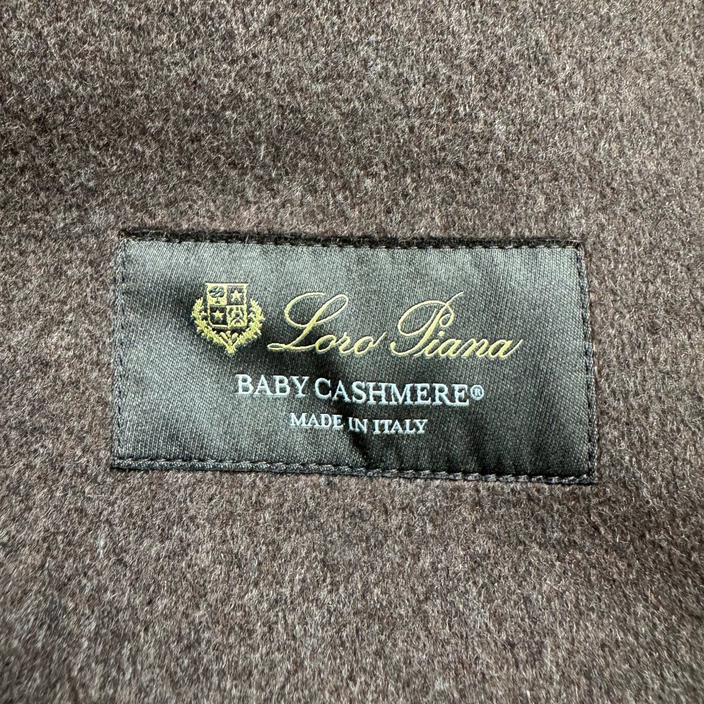 Loro Piana Brown Single-Breasted Coat - Size S Size US S / EU 44-46 / 1 - 2 Thumbnail