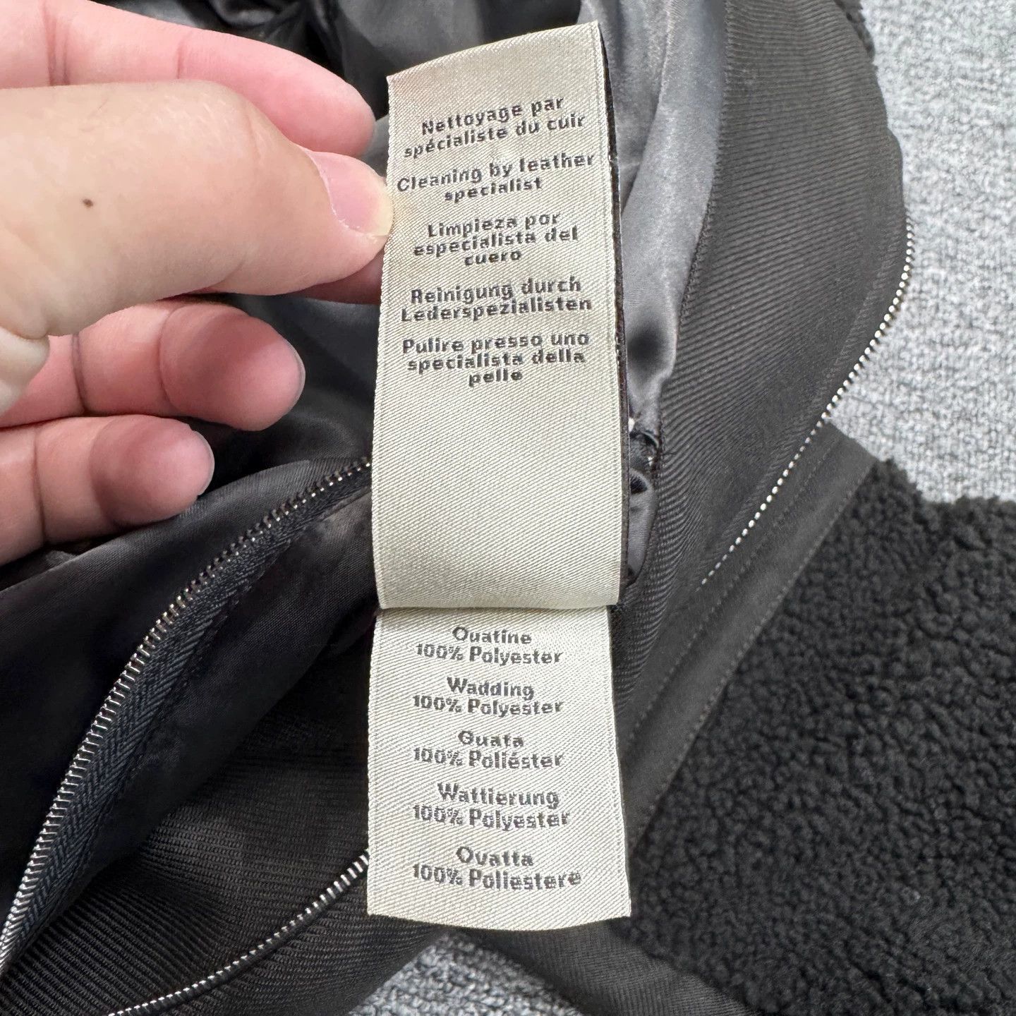 Hermes Black Collared Zip-Up Jacket with Contrast Panels Size US M / EU 48-50 / 2 - 4 Thumbnail