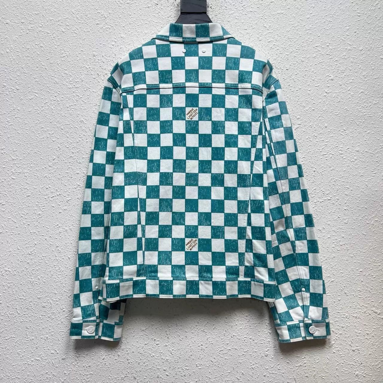 Louis Vuitton Blue Checkered Denim Jacket - Size L Size US L / EU 52-54 / 3 - 2 Thumbnail