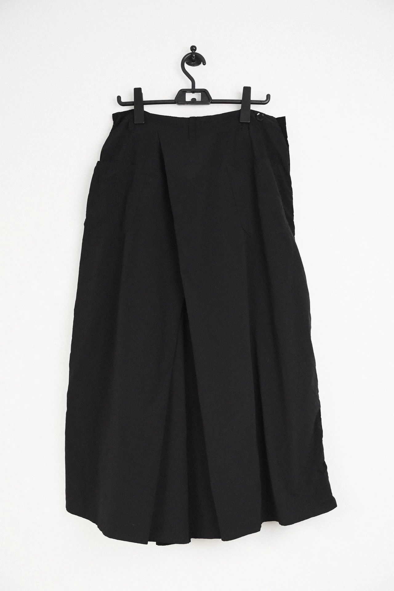 Yohji Yamamoto Black Pleated Wide-Leg Bottoms Size 34 Size US 34 / EU 50 - 2 Thumbnail