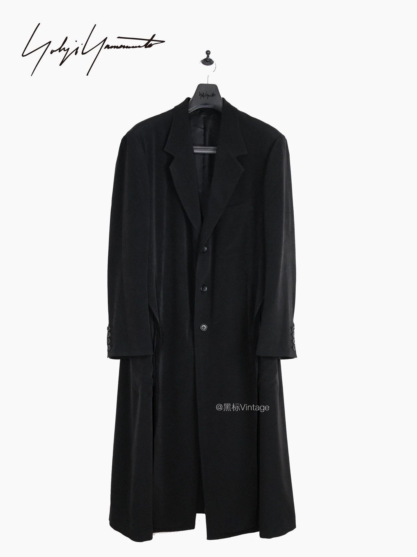 Yohji Yamamoto Black Long Heavy Coat Size M Size US M / EU 48-50 / 2 - 3 Thumbnail