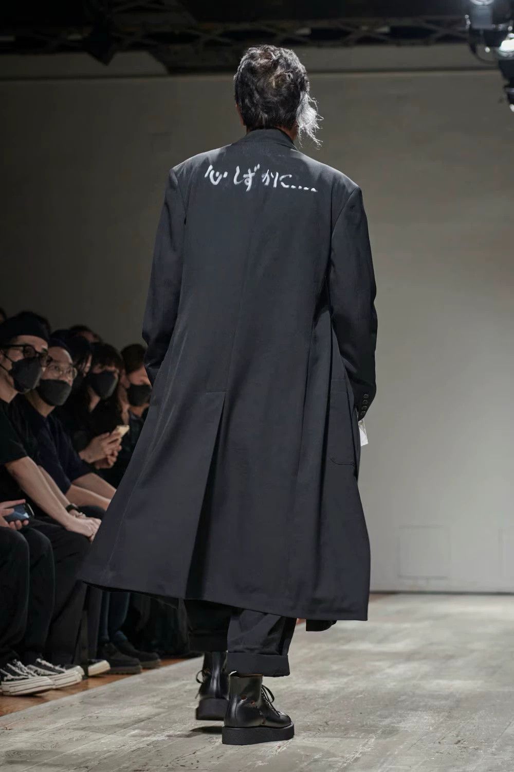 Yohji Yamamoto Black Long Heavy Coat Size M Size US M / EU 48-50 / 2 - 2 Thumbnail