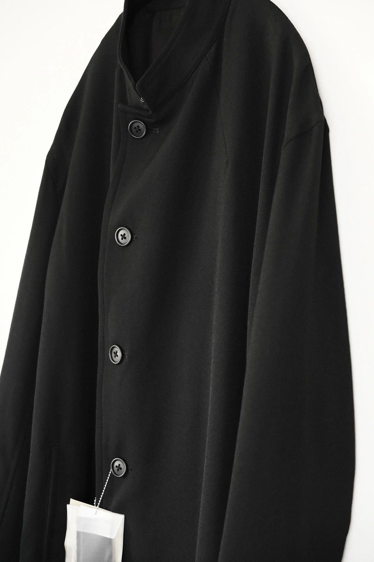 Yohji Yamamoto Long Black Heavy Coat - Size S Size US S / EU 44-46 / 1 - 6 Thumbnail