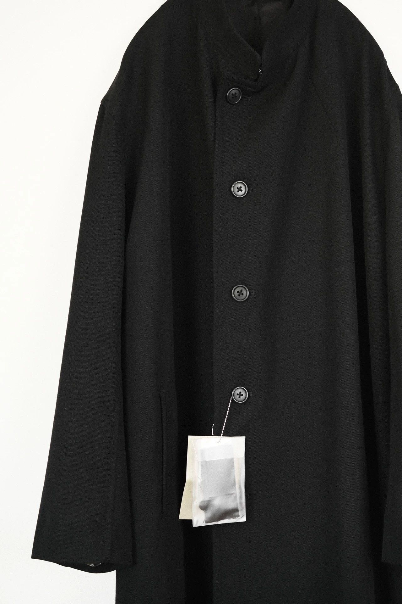 Yohji Yamamoto Long Black Heavy Coat - Size S Size US S / EU 44-46 / 1 - 4 Thumbnail