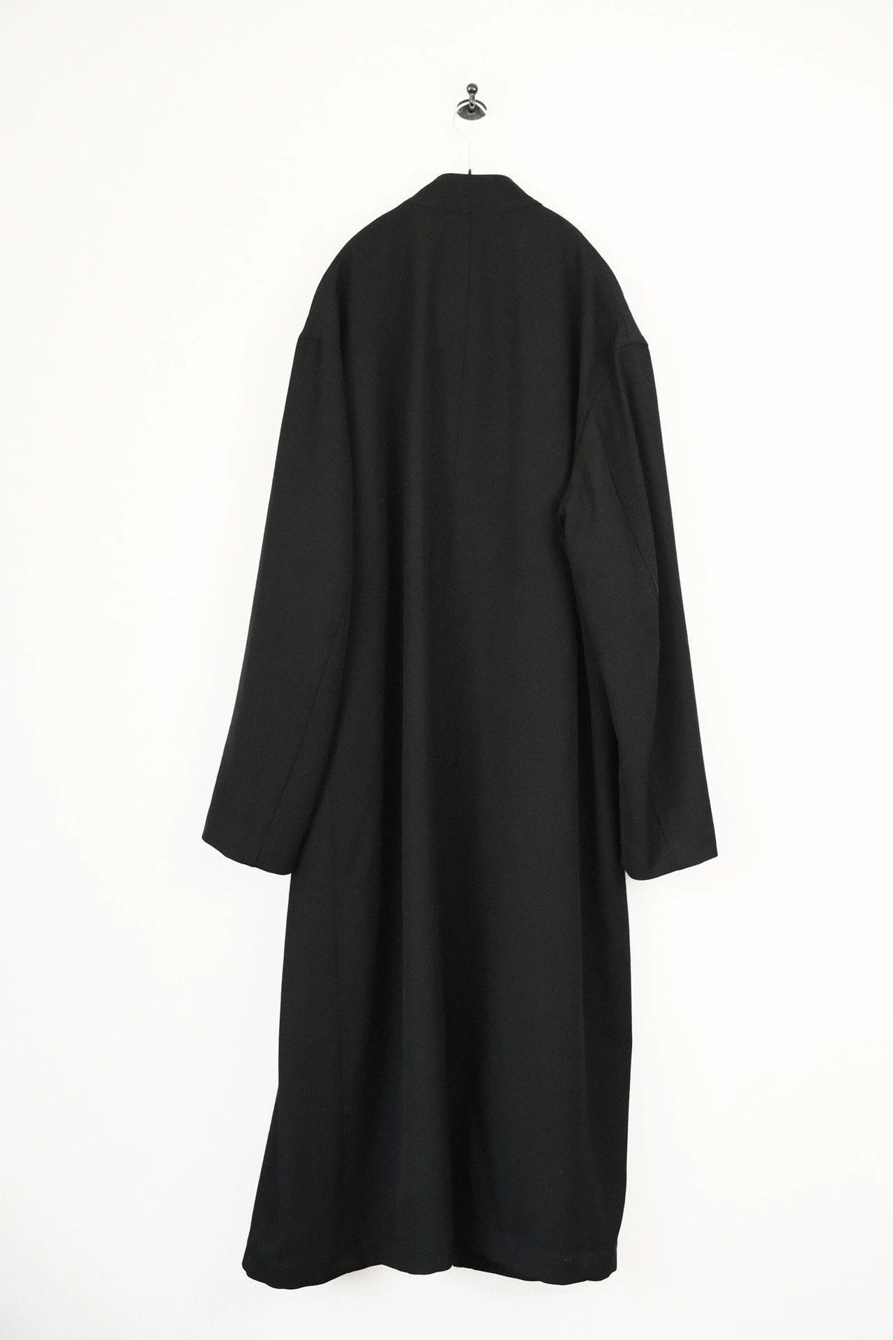 Yohji Yamamoto Long Black Heavy Coat - Size S Size US S / EU 44-46 / 1 - 3 Thumbnail