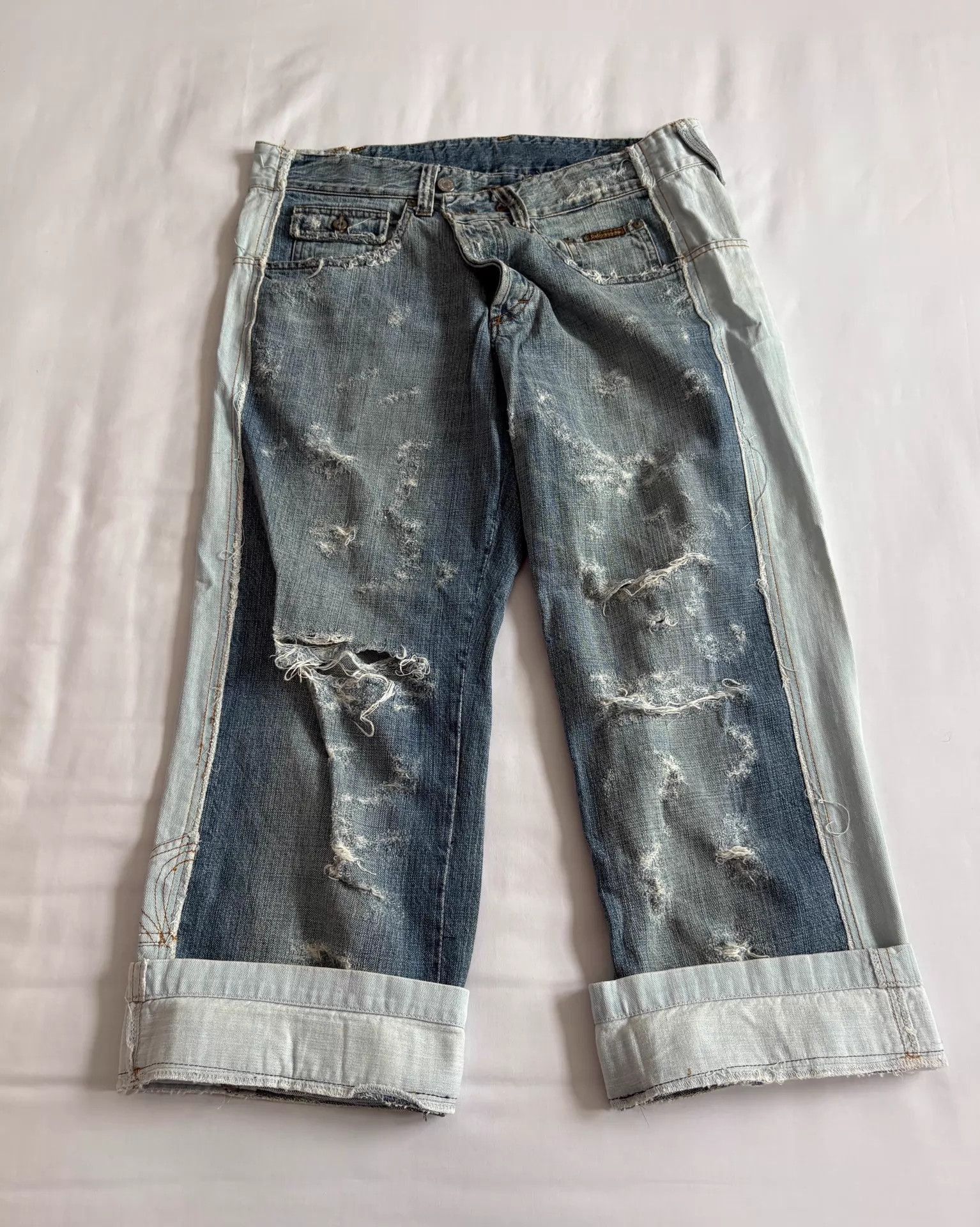 Dolce & Gabbana Distressed Blue Denim Jeans Size 28 Size US 28 / EU 44 - 5 Thumbnail