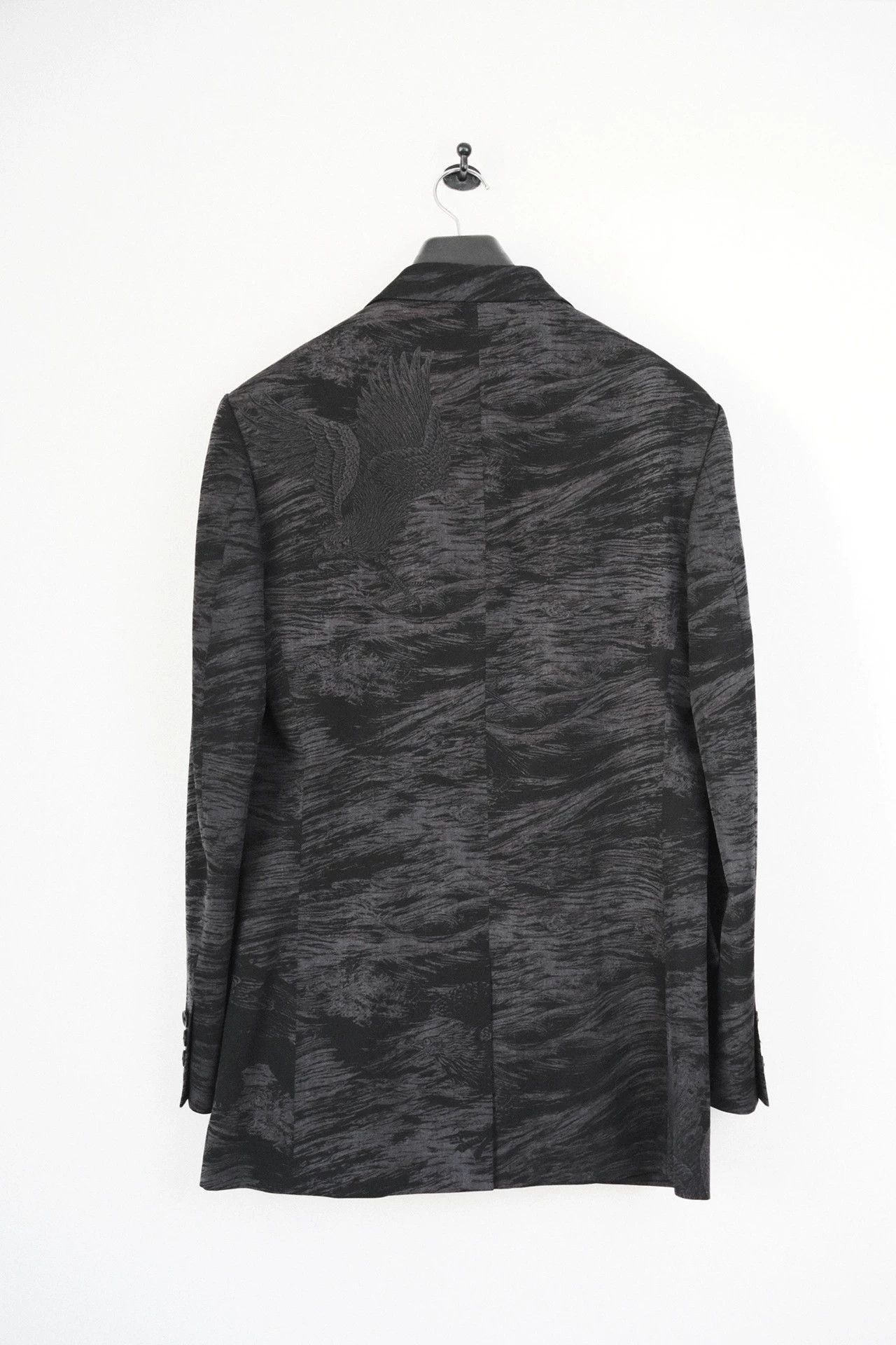 Yohji Yamamoto Black Abstract Pattern Light Jacket Size M Size US M / EU 48-50 / 2 - 2 Thumbnail