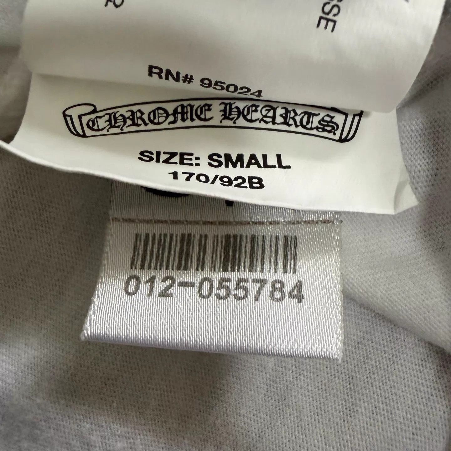 Chrome Hearts White Short Sleeve Pocket T-Shirt with Cross Design Size US S / EU 44-46 / 1 - 4 Thumbnail