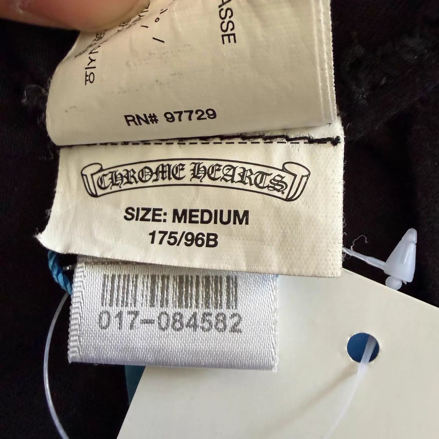 Chrome Hearts Black Short Sleeve T-Shirt with Pocket Graphic Size US M / EU 48-50 / 2 - 4 Thumbnail