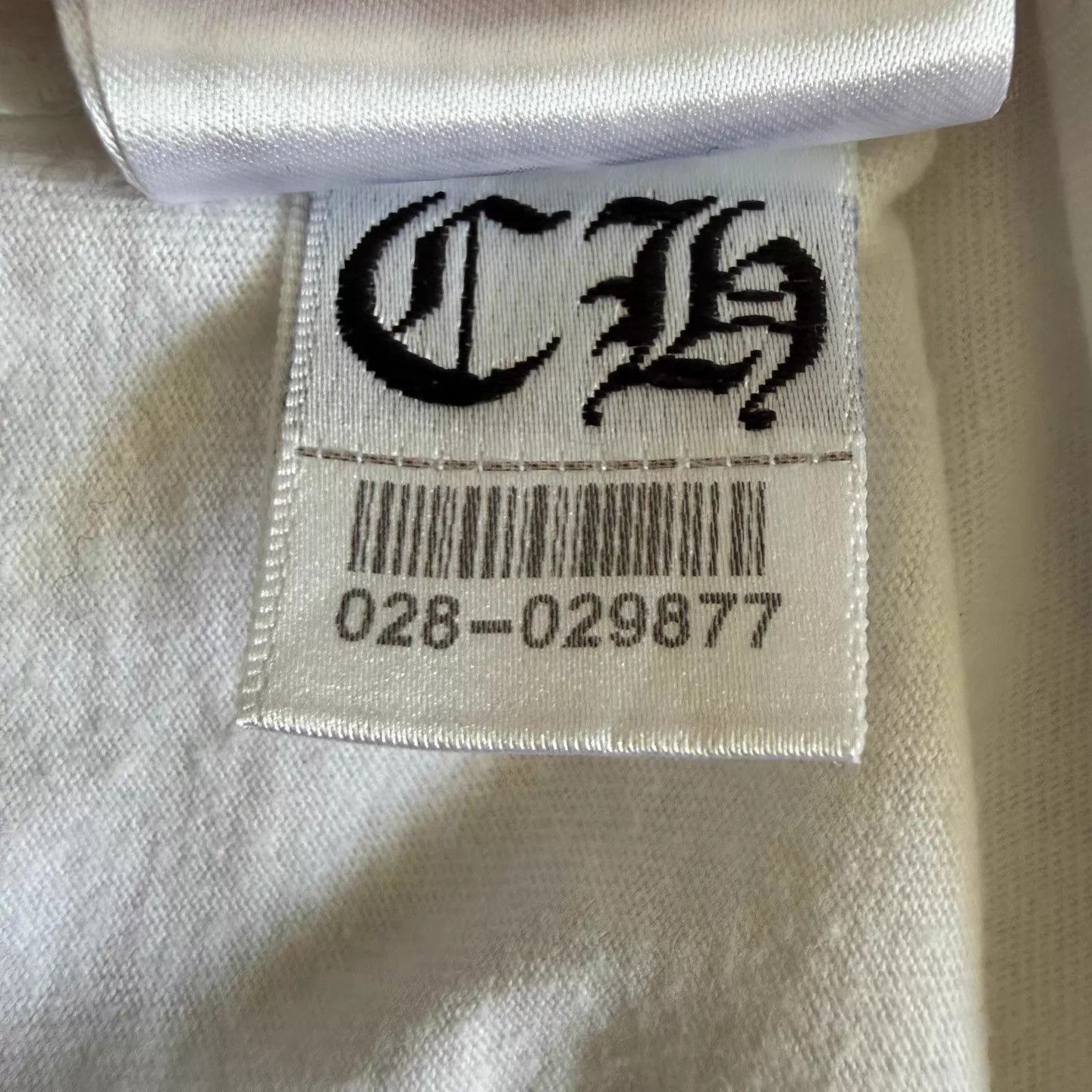 Chrome Hearts White Long Sleeve Shirt with Pocket Cross & Arm Graphics Size US S / EU 44-46 / 1 - 5 Thumbnail