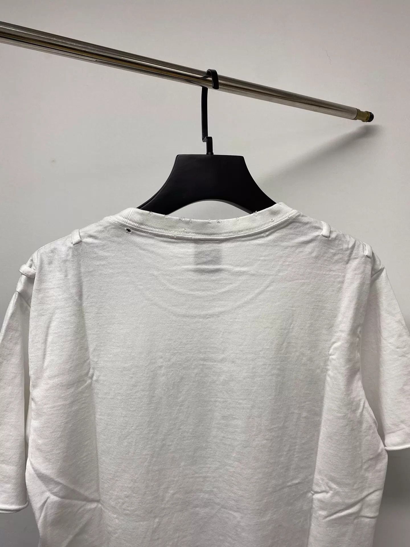 Number (N)ine White Short Sleeve Graphic Print T-Shirt Size US L / EU 52-54 / 3 - 6 Thumbnail