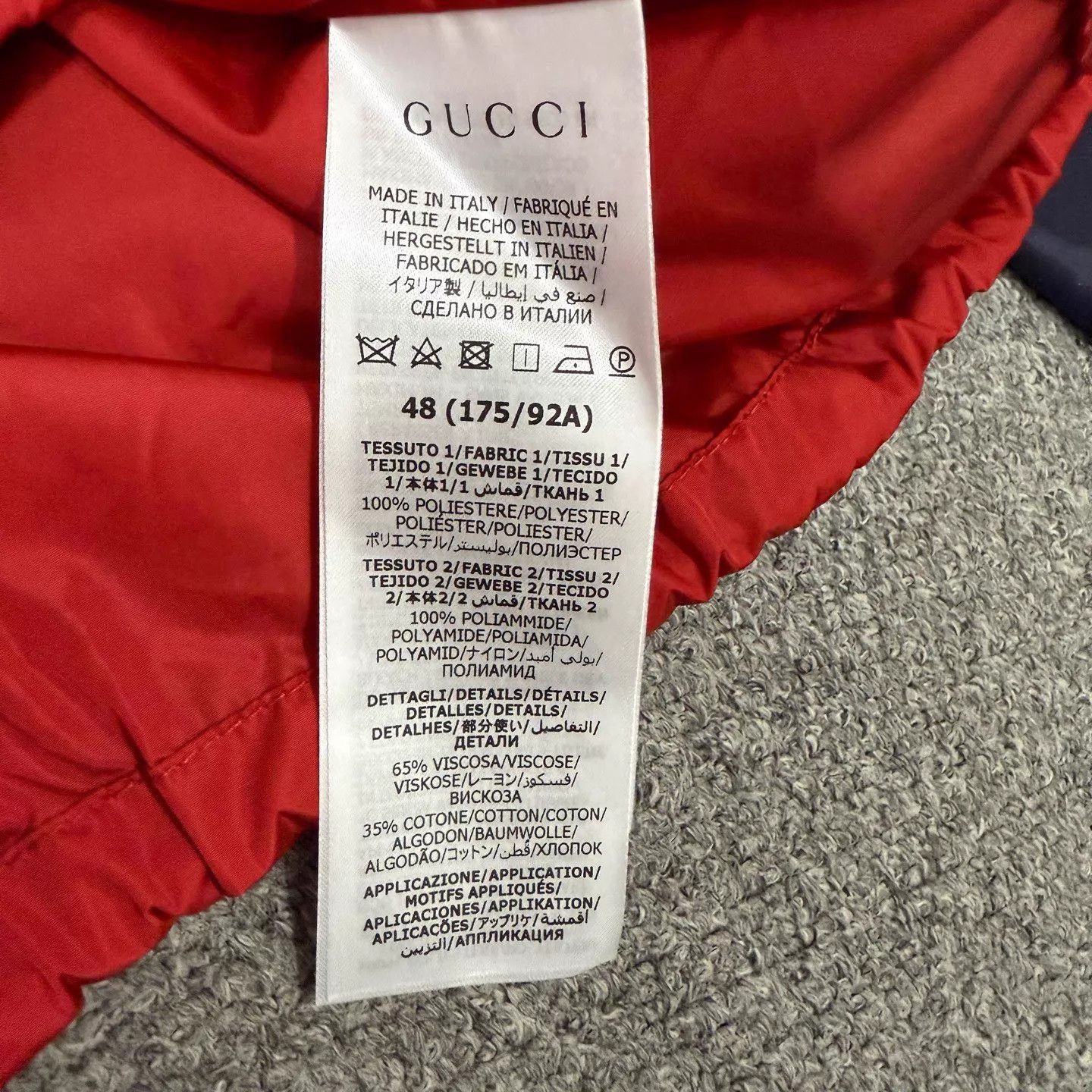 Gucci Color Block Striped Zip-Up Light Jacket Size US M / EU 48-50 / 2 - 4 Thumbnail