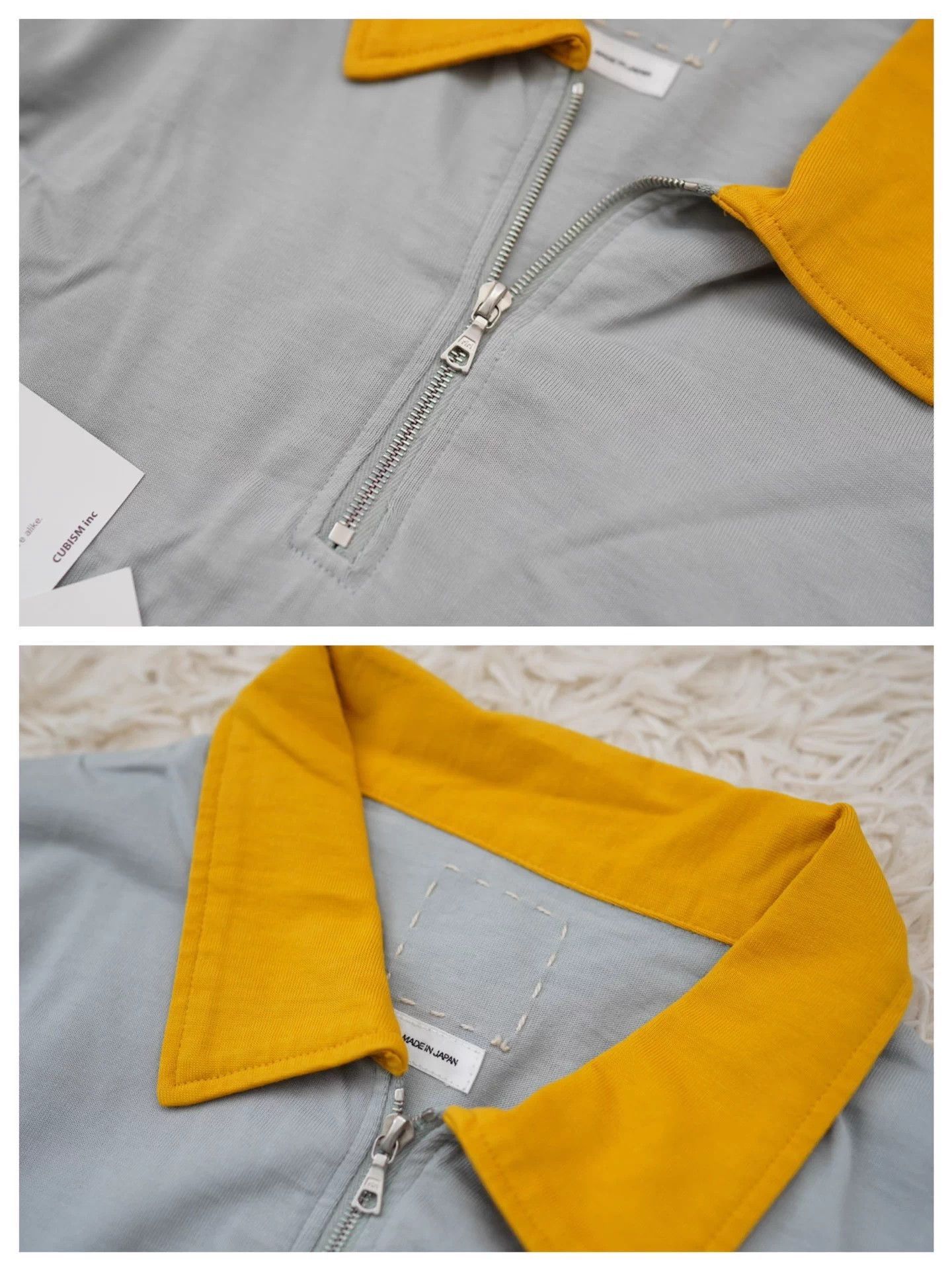 Visvim Color Block Collar Zip Long Sleeve Shirt Size US L / EU 52-54 / 3 - 3 Thumbnail