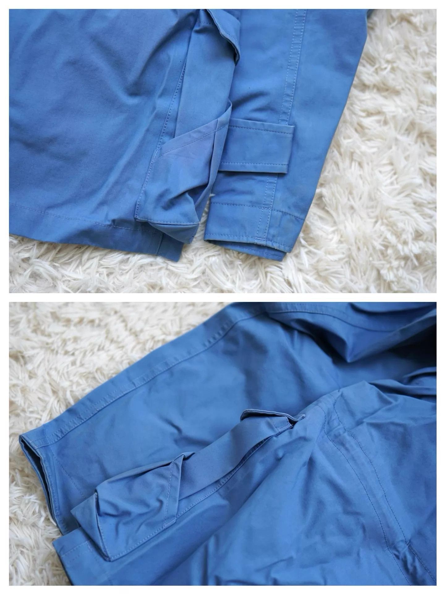 Nanamica Blue Hooded Jacket with Multiple Pockets - M Size US M / EU 48-50 / 2 - 6 Thumbnail