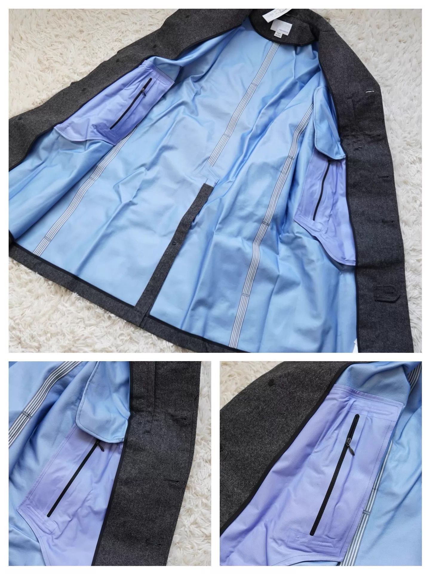 Nanamica Black Long Wool Blend Coat - Size M Size US M / EU 48-50 / 2 - 6 Thumbnail