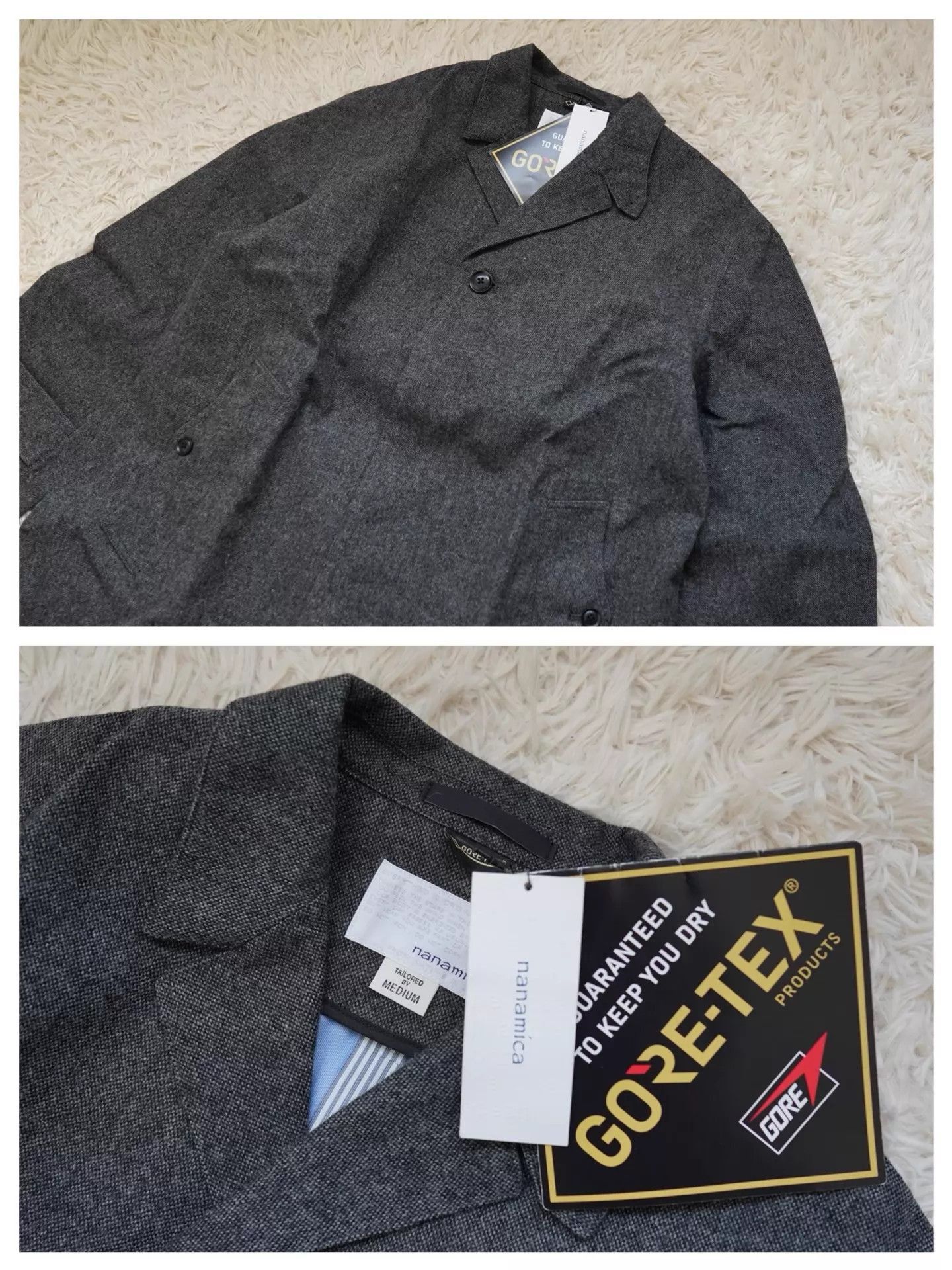 Nanamica Black Long Wool Blend Coat - Size M Size US M / EU 48-50 / 2 - 2 Thumbnail