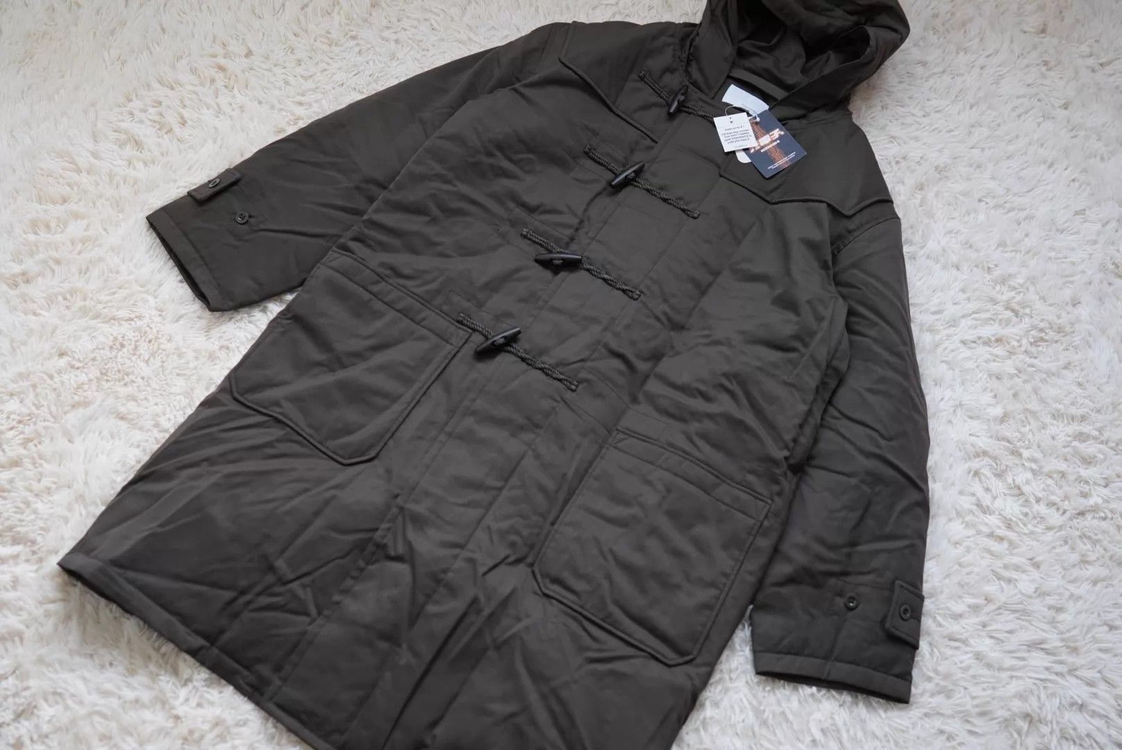 Nanamica Hooded Toggle-Front Long Heavy Coat Size US M / EU 48-50 / 2 - 2 Thumbnail