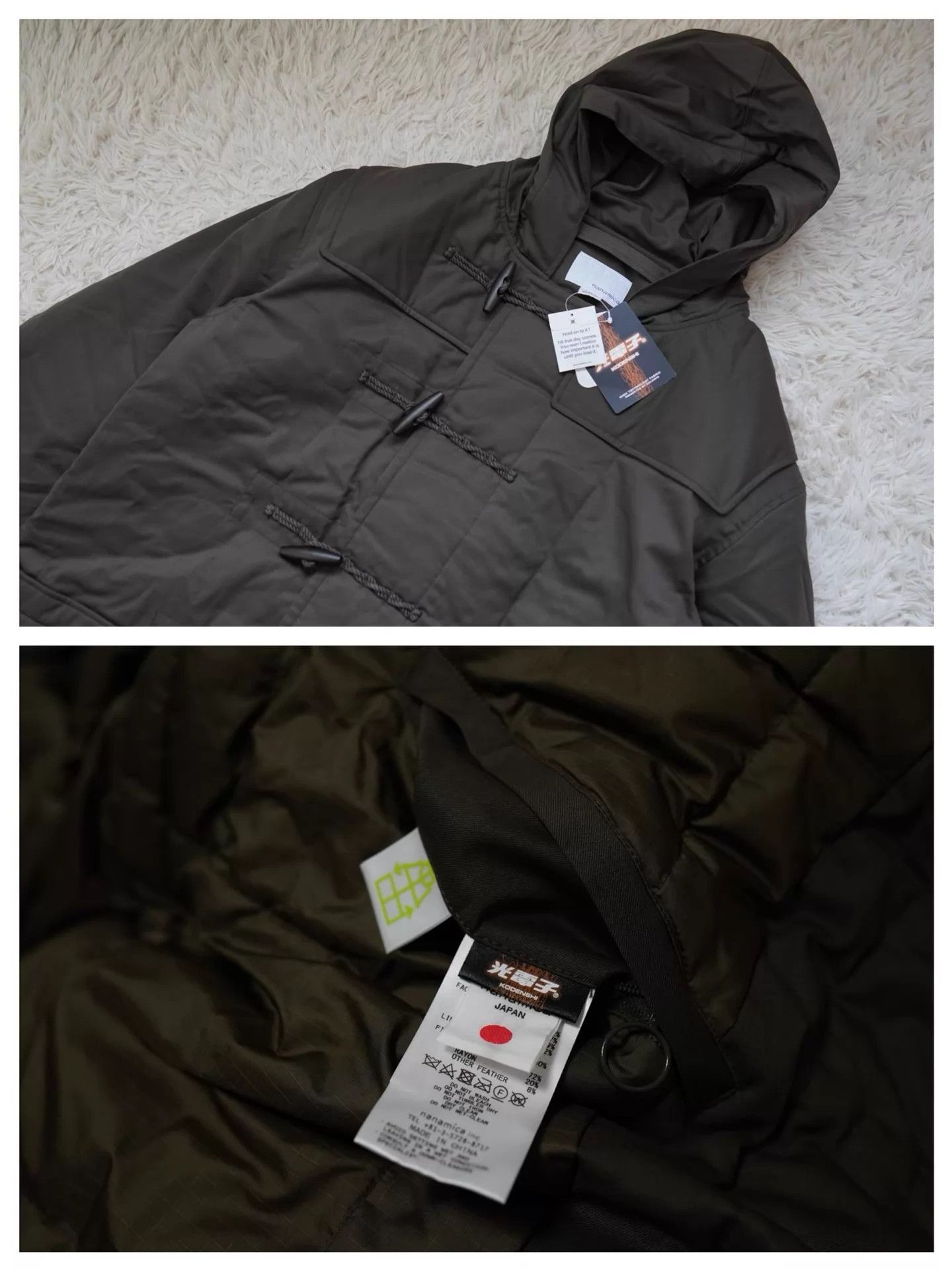 Nanamica Hooded Toggle-Front Long Heavy Coat Size US M / EU 48-50 / 2 - 4 Thumbnail