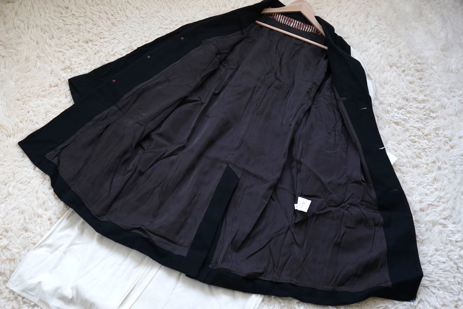 Visvim Black Long Coat with Button Closure Size L Size US L / EU 52-54 / 3 - 3 Thumbnail