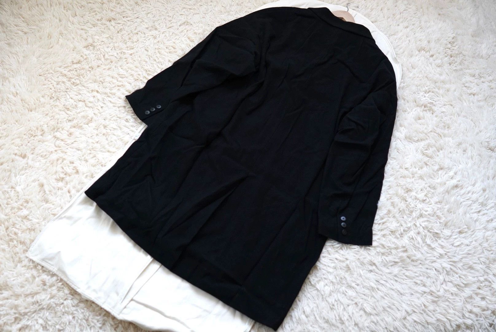 Visvim Black Long Coat with Button Closure Size L Size US L / EU 52-54 / 3 - 2 Thumbnail