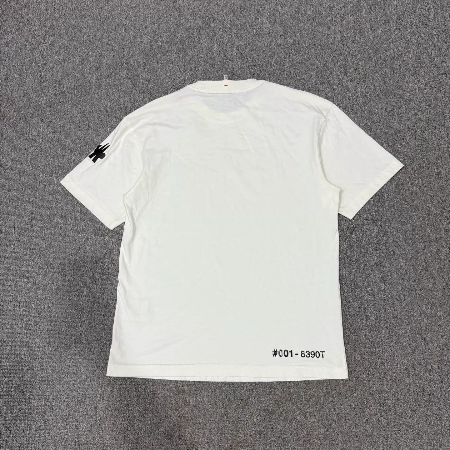 Moncler White Graphic Short Sleeve T-Shirt Size US S / EU 44-46 / 1 - 2 Thumbnail