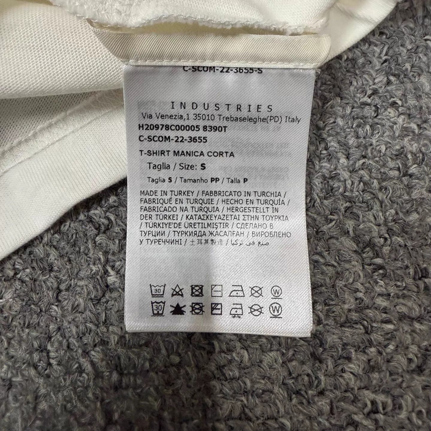 Moncler White Graphic Short Sleeve T-Shirt Size US S / EU 44-46 / 1 - 4 Thumbnail