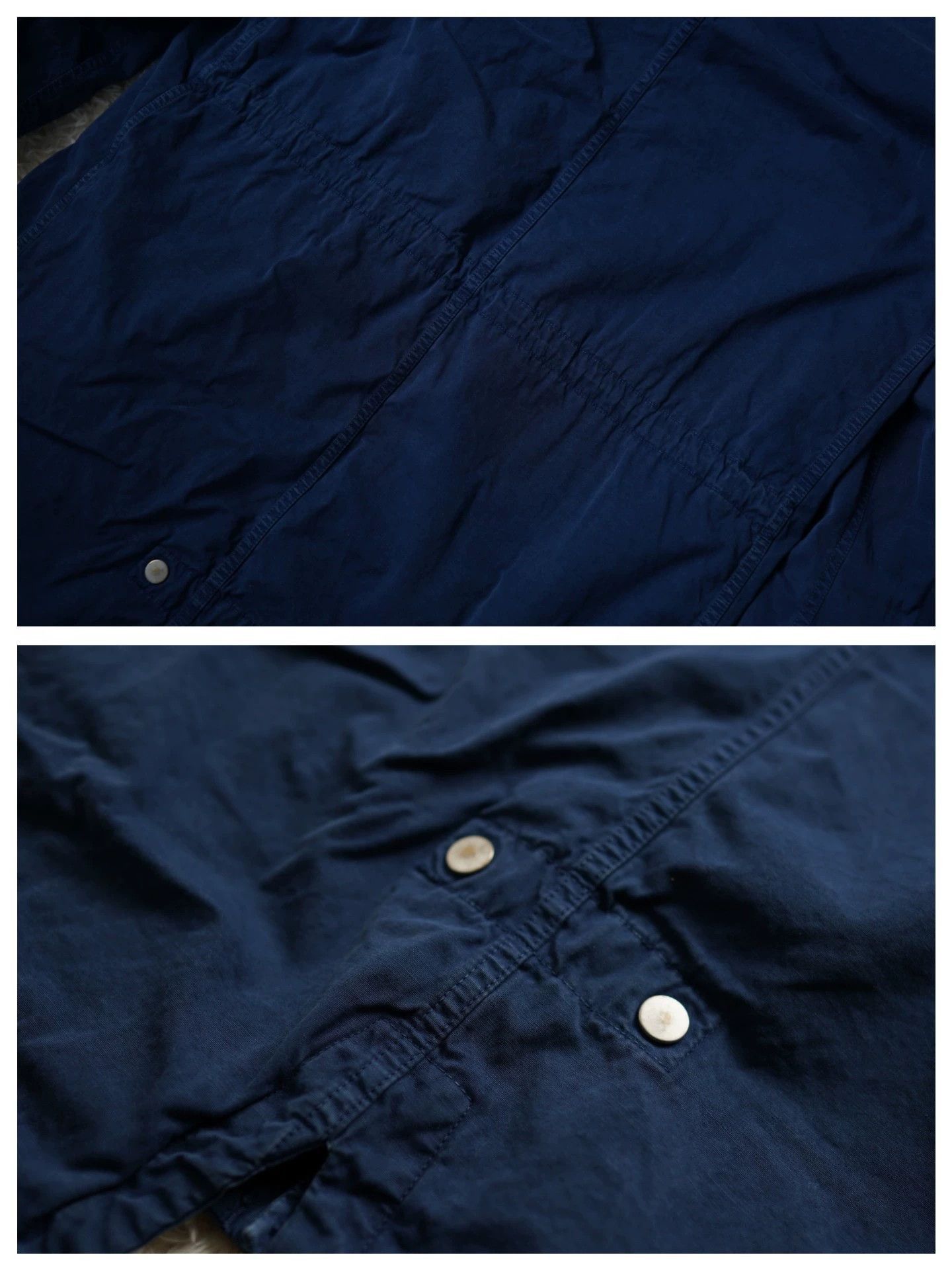Nonnative Blue Hooded Light Jacket with Zip and Pockets Size US M / EU 48-50 / 2 - 7 Thumbnail