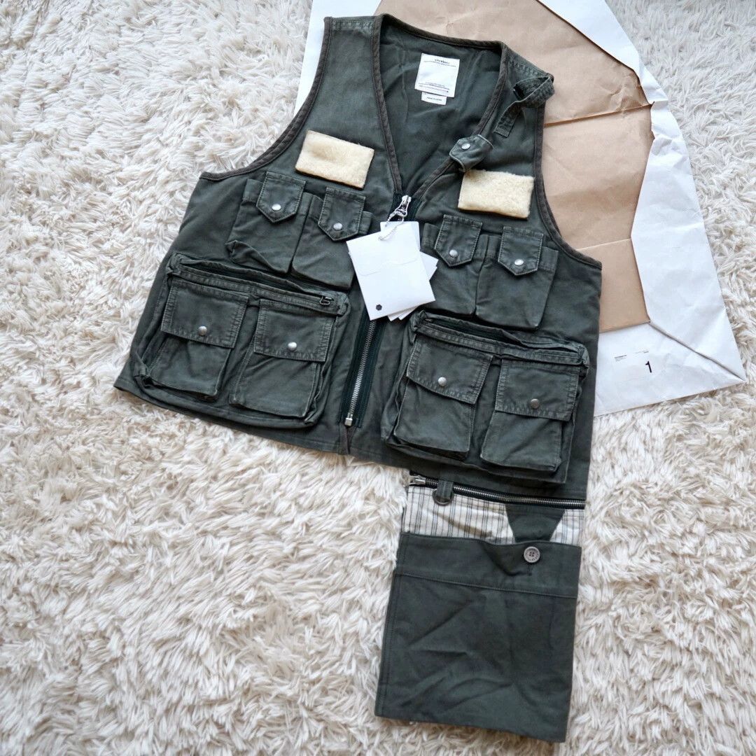 Visvim Black Multi-Pocket Utility Vest Size S Size US S / EU 44-46 / 1 - 5 Thumbnail