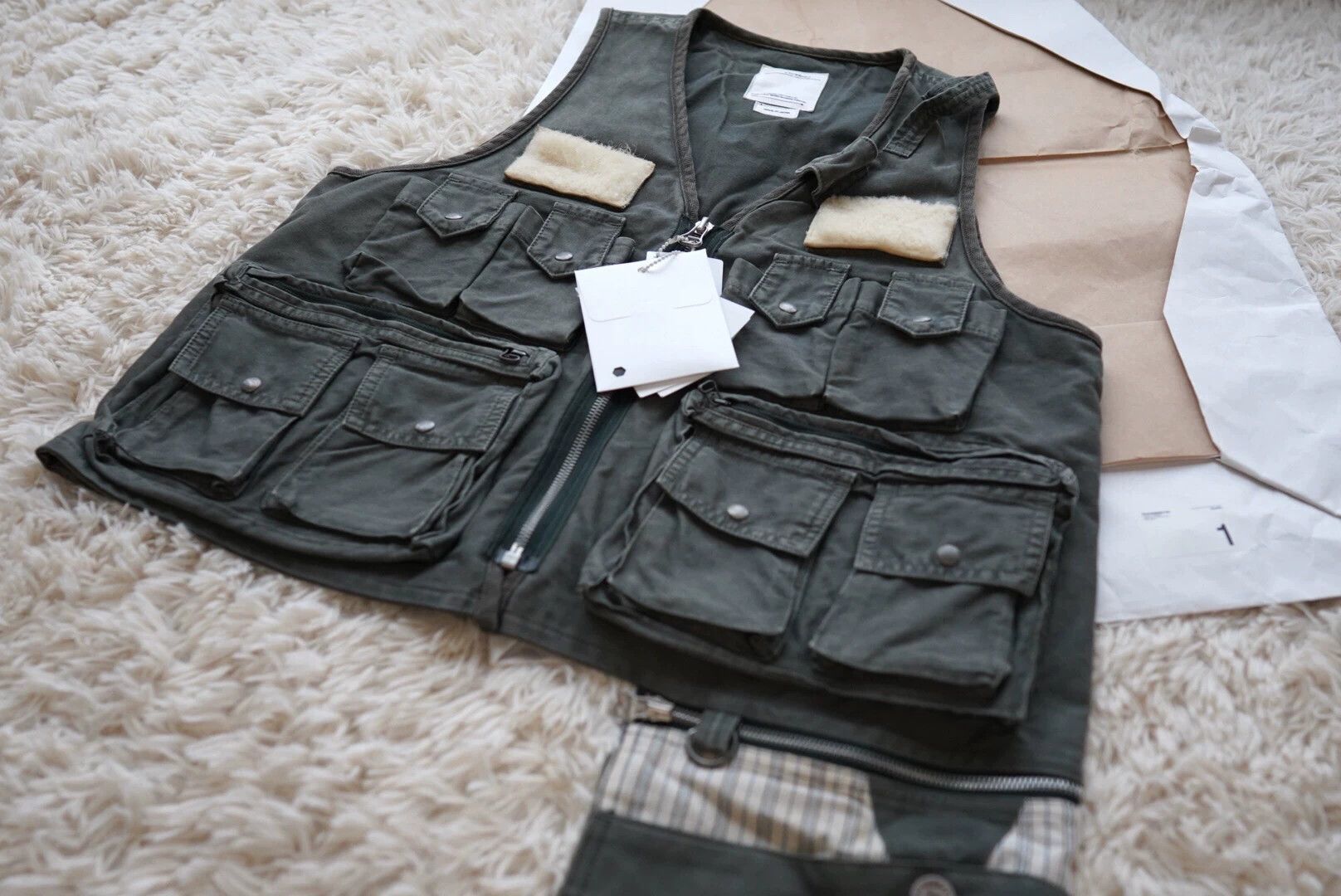 Visvim Black Multi-Pocket Utility Vest Size S Size US S / EU 44-46 / 1 - 4 Thumbnail