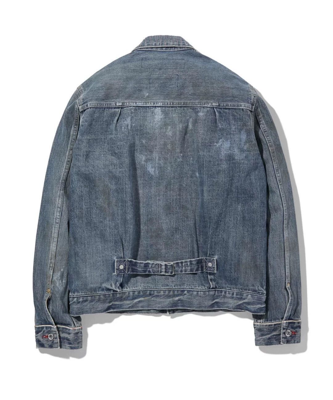 Neighborhood Blue Denim Jacket with Distressed Finish - Size S Size US S / EU 44-46 / 1 - 2 Thumbnail