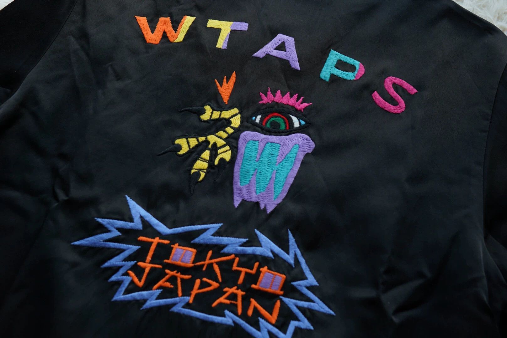Wtaps Black Embroidered Light Jacket Size US M / EU 48-50 / 2 - 7 Thumbnail