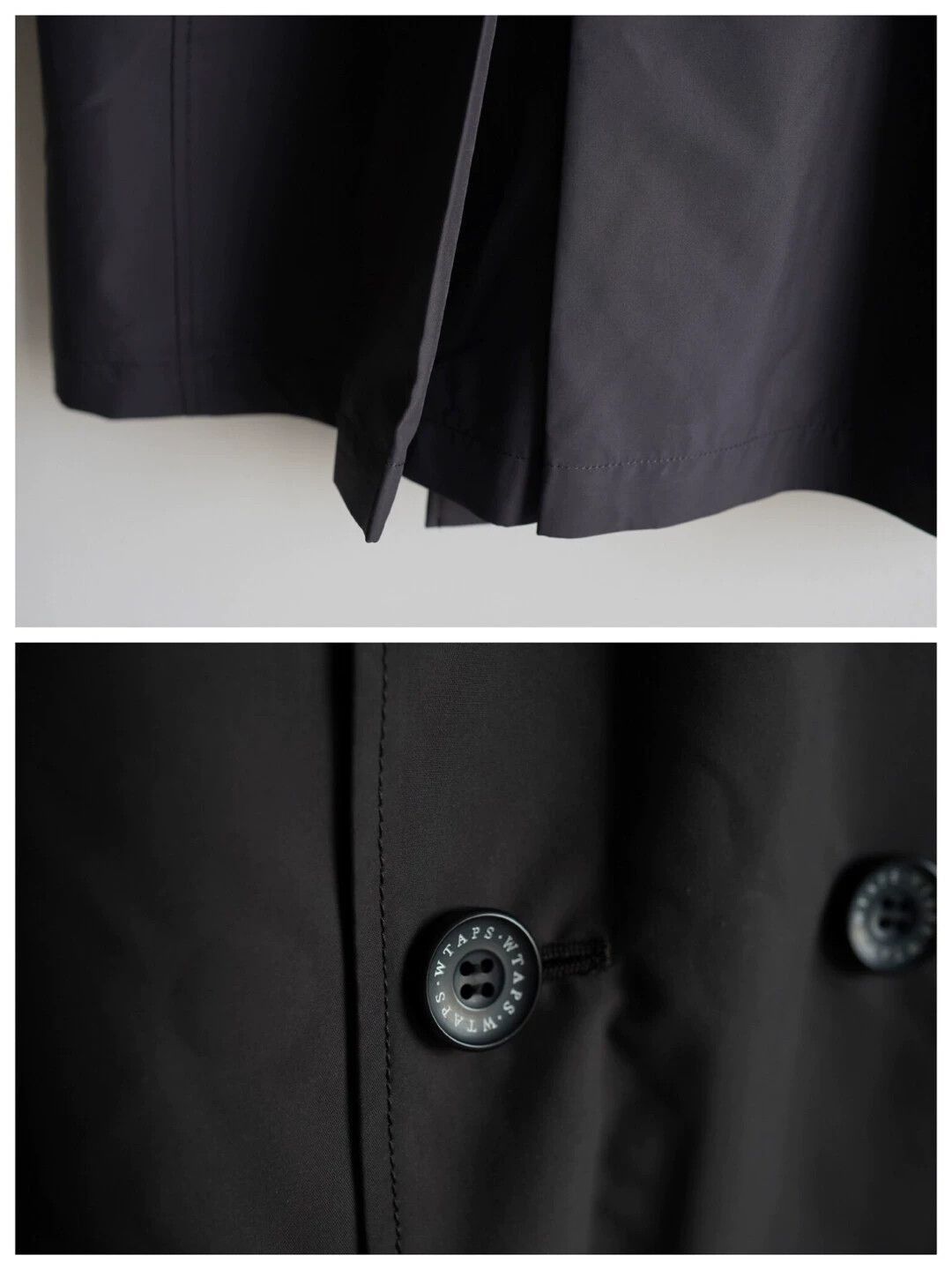 Wtaps Black Double-Breasted Long Coat Size S Size US S / EU 44-46 / 1 - 8 Thumbnail