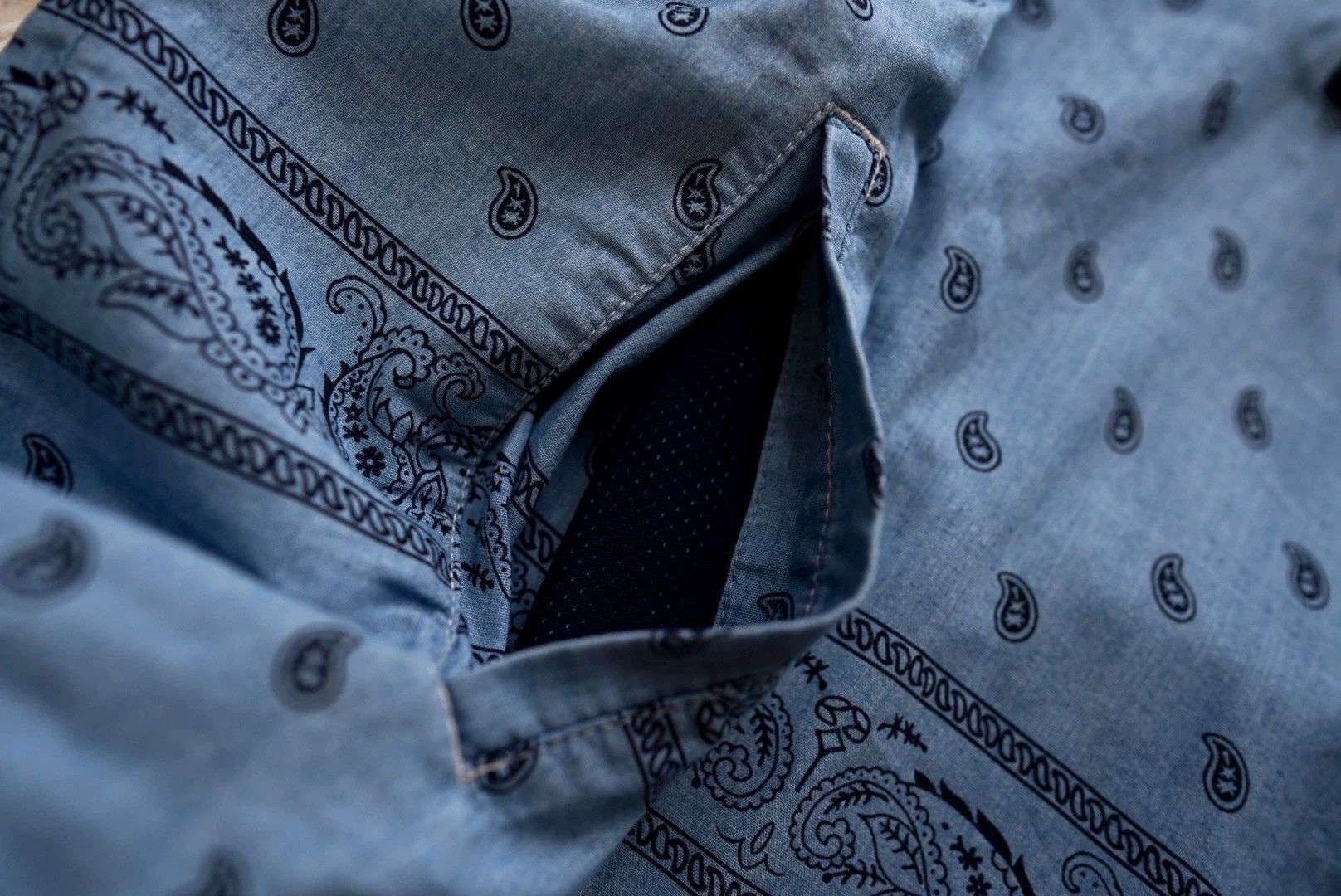 The North Face Blue Patterned Hooded Light Jacket Size US M / EU 48-50 / 2 - 7 Thumbnail