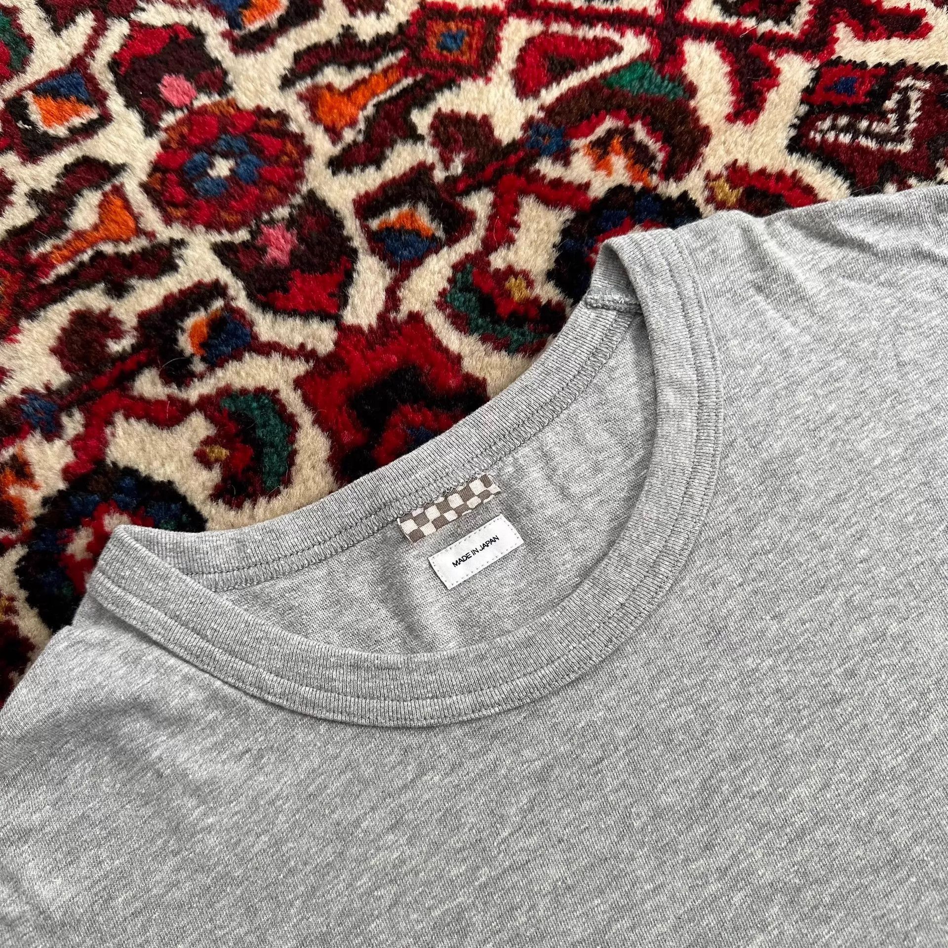 Visvim Gray Short Sleeve T-Shirt with Chest Pocket Size US XXL / EU 58 / 5 - 3 Thumbnail