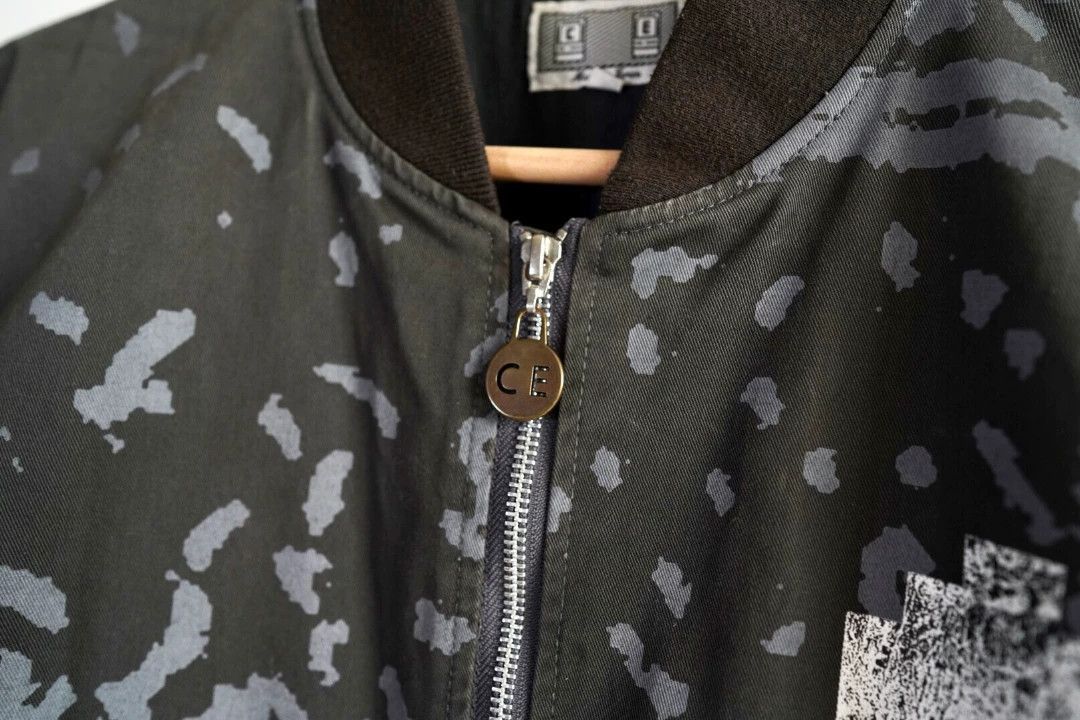 Cav Empt Black Camo Print Bomber Jacket Size L Size US L / EU 52-54 / 3 - 3 Thumbnail