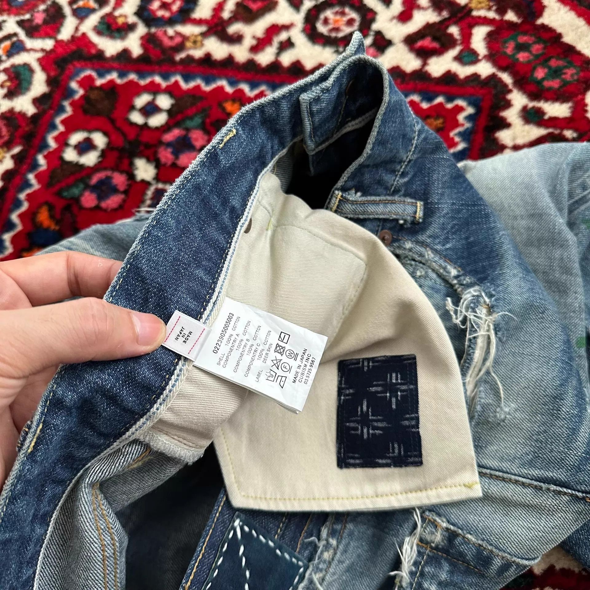 Visvim Distressed Blue Denim Pants Size 32 Size US 32 / EU 48 - 9 Thumbnail