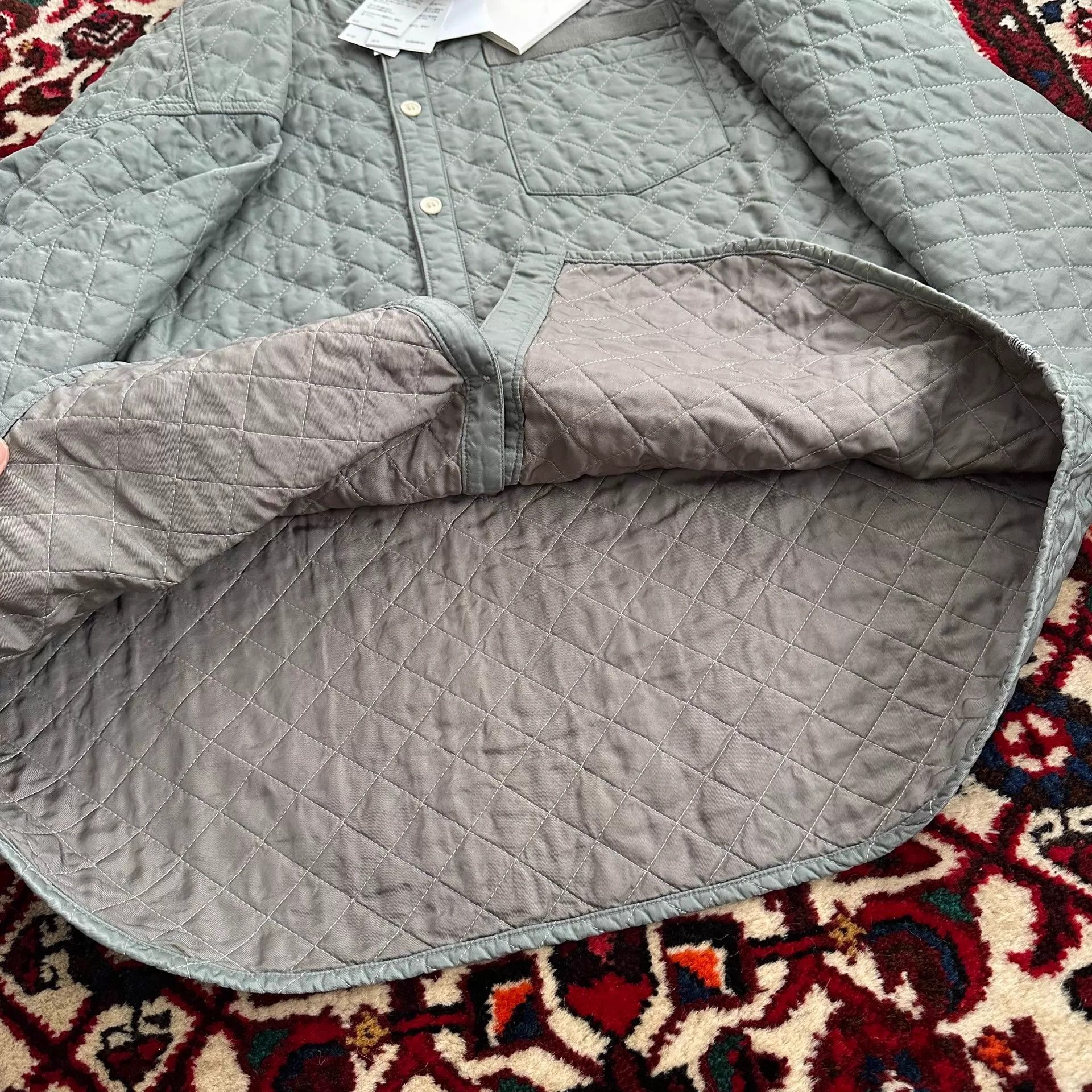 Visvim Quilted Long Sleeve Button-Up Shirt Size US L / EU 52-54 / 3 - 4 Thumbnail