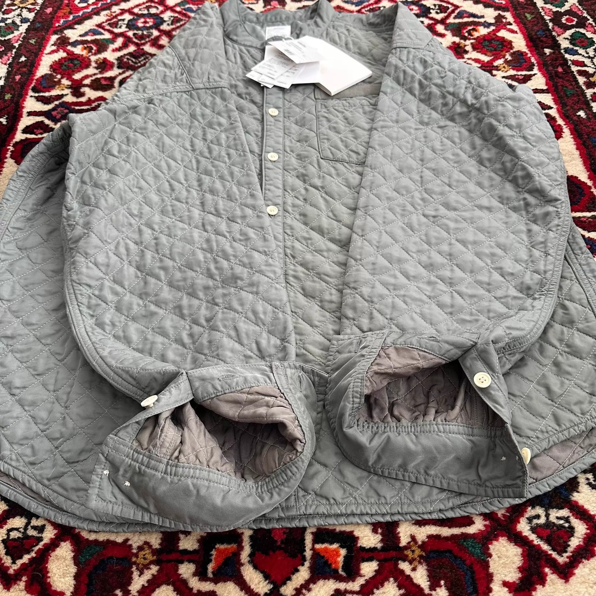 Visvim Quilted Long Sleeve Button-Up Shirt Size US L / EU 52-54 / 3 - 3 Thumbnail