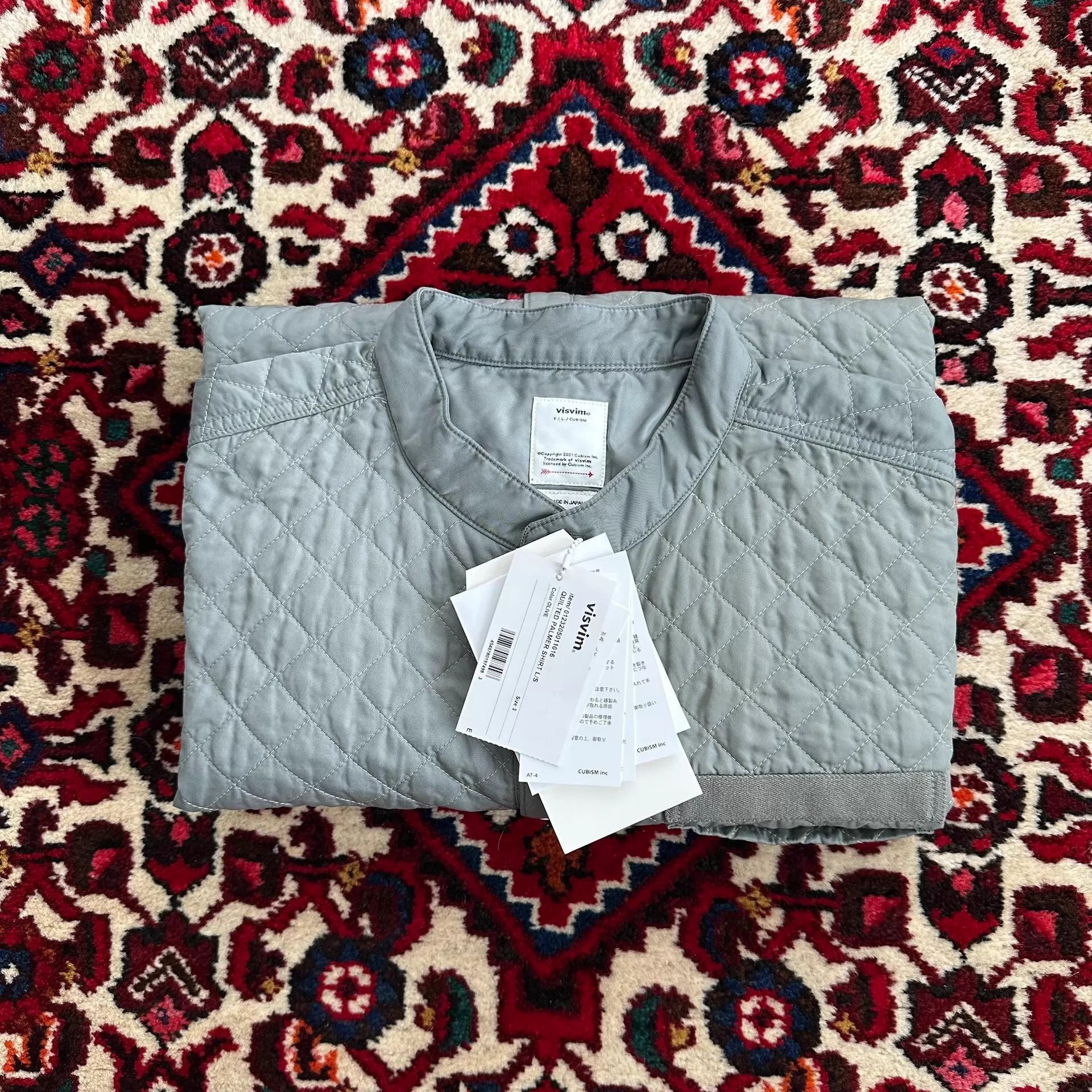 Visvim Quilted Long Sleeve Button-Up Shirt Size US L / EU 52-54 / 3 - 9 Thumbnail