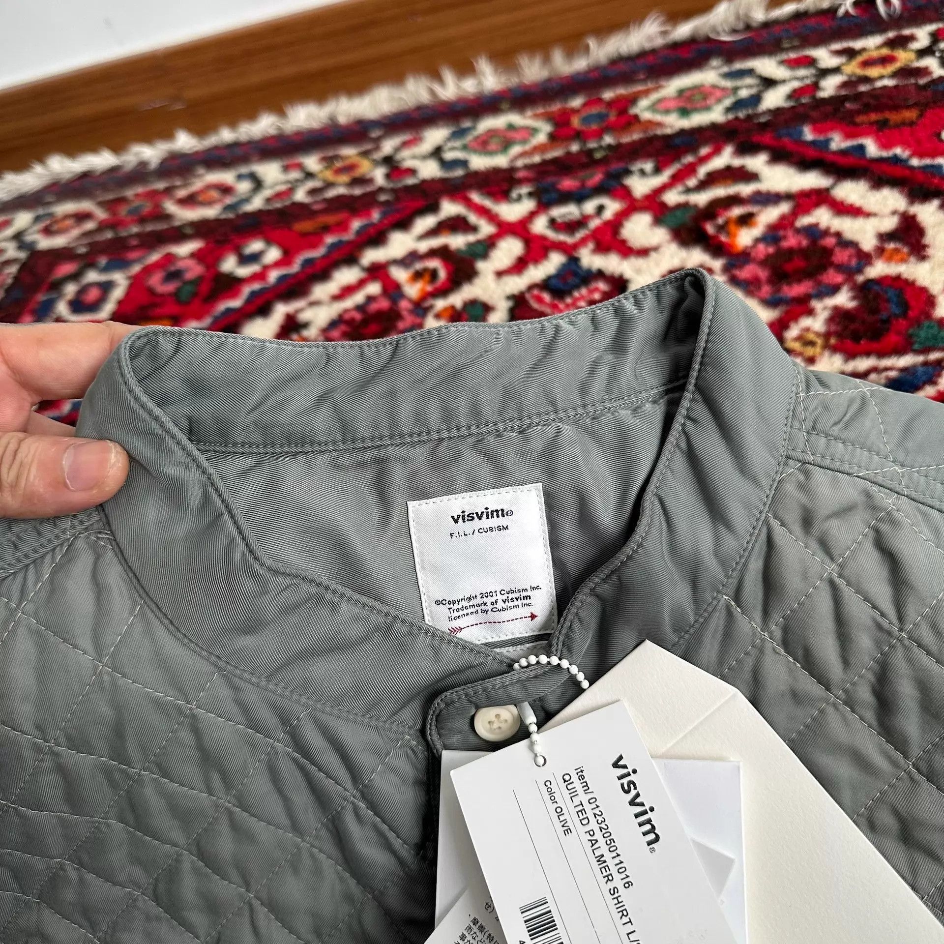 Visvim Quilted Long Sleeve Button-Up Shirt Size US L / EU 52-54 / 3 - 5 Thumbnail