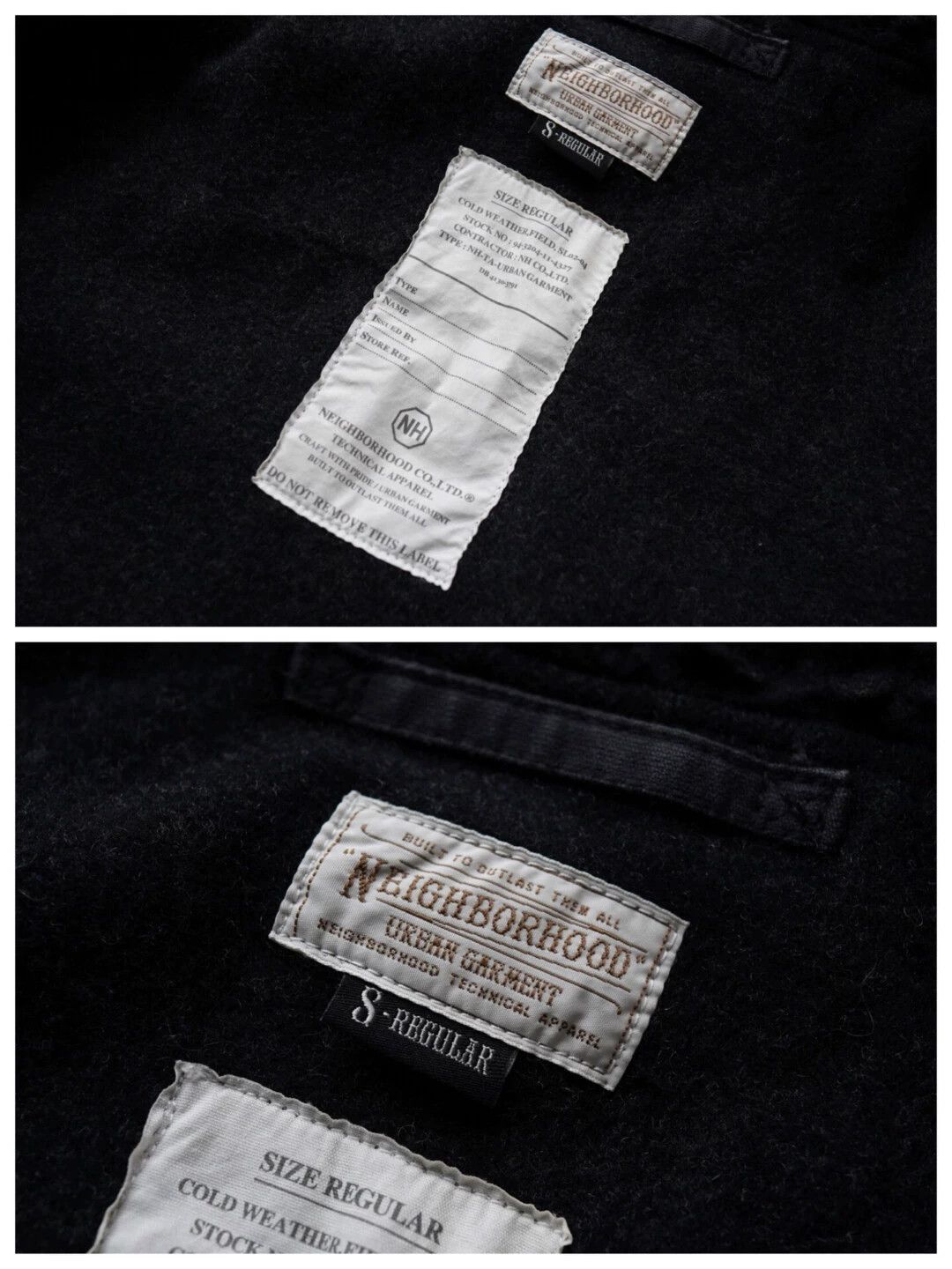 Neighborhood Black Toggle-Button Hooded Coat Size S Size US S / EU 44-46 / 1 - 3 Thumbnail