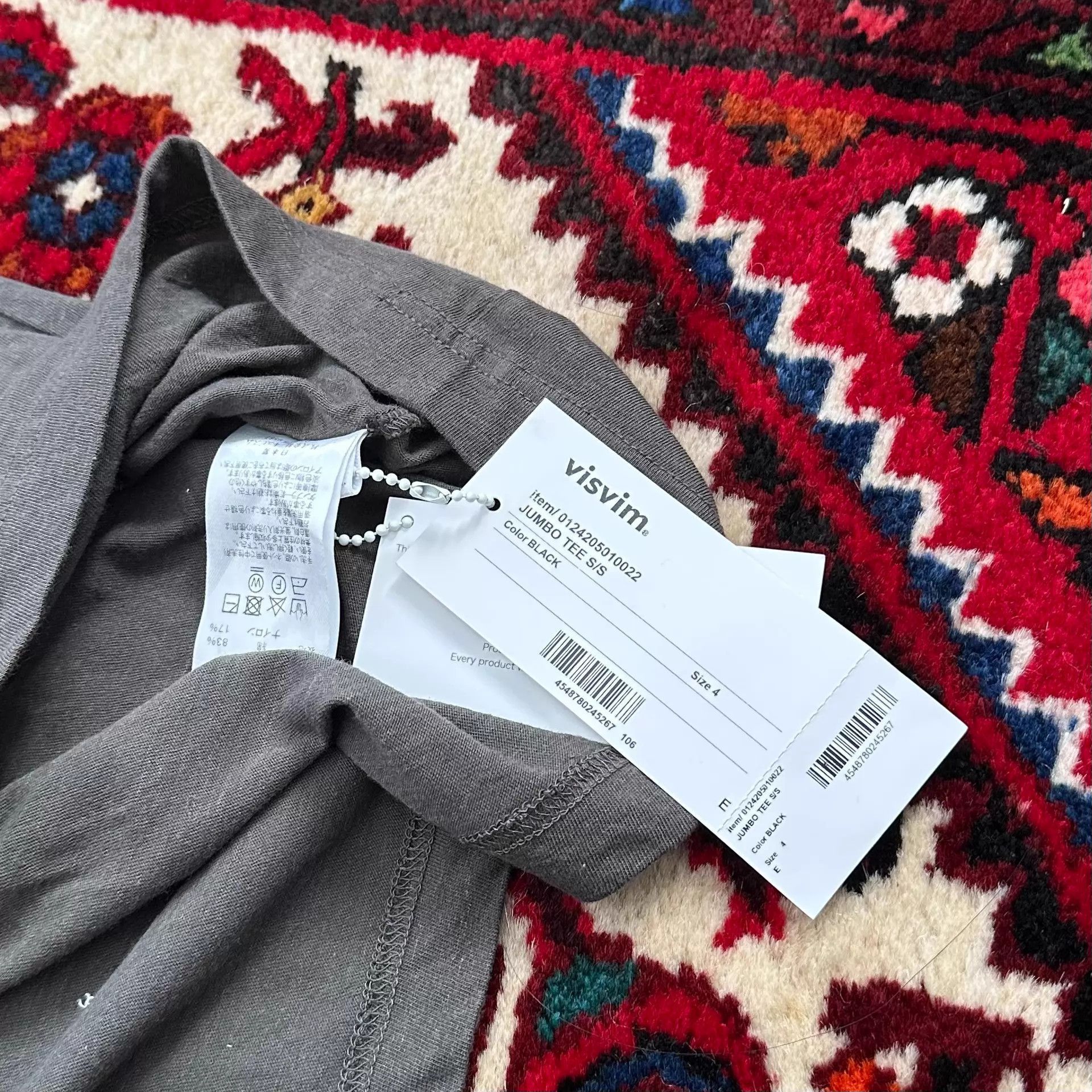 Visvim Black Short Sleeve Graphic Print Shirt XL Size US XL / EU 56 / 4 - 5 Thumbnail