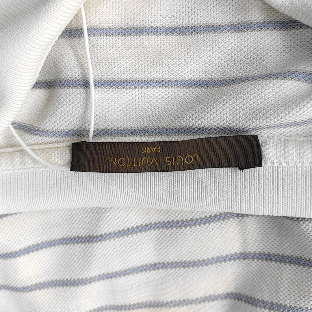 Louis Vuitton LOUIS VUITTON Striped Polo Size M Size US M / EU 48-50 / 2 - 7 Thumbnail