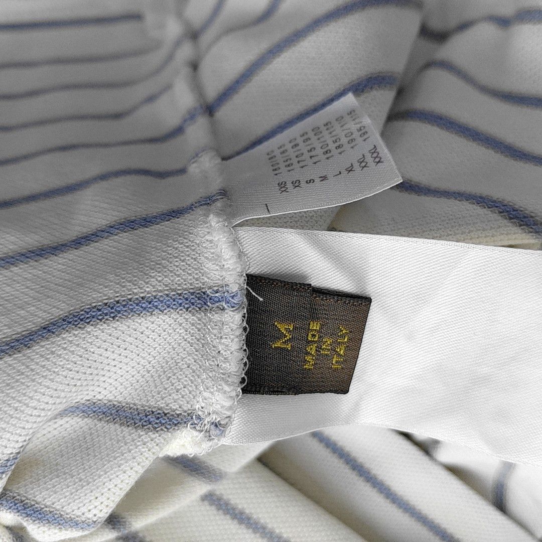Louis Vuitton LOUIS VUITTON Striped Polo Size M Size US M / EU 48-50 / 2 - 6 Thumbnail