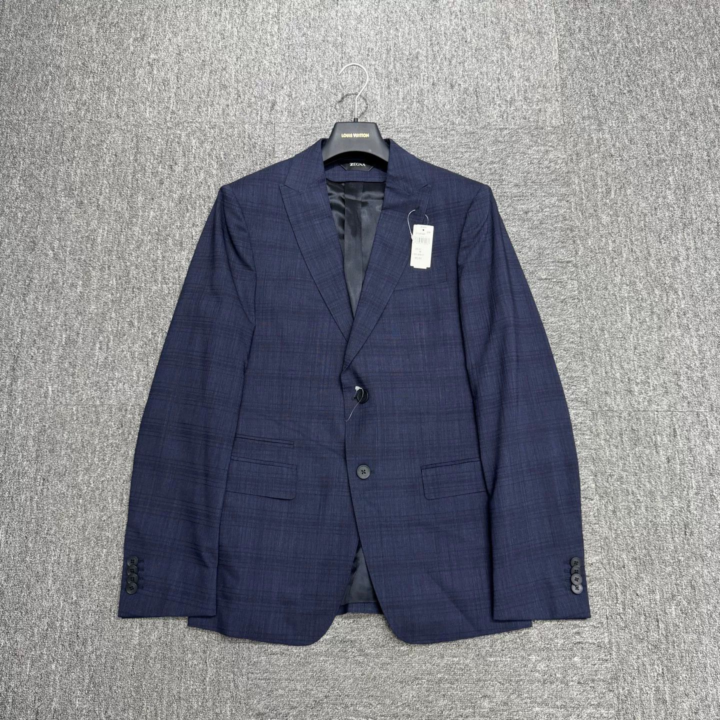 Z Zegna Zegna Plaid Wool Blazer Size 38R Size 38R - 2 Thumbnail
