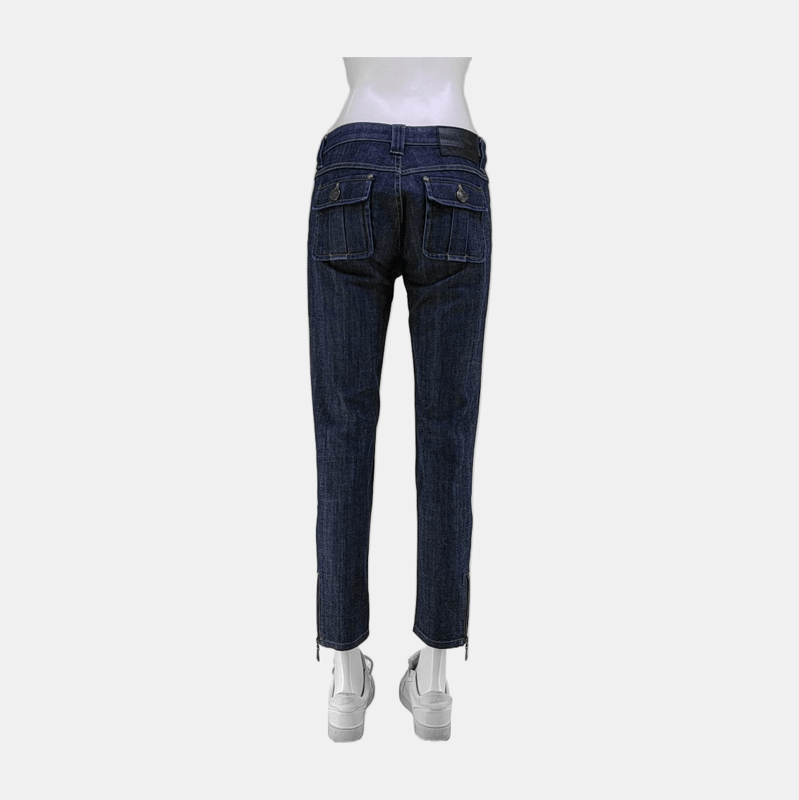 Louis Vuitton Louis Vuitton Dark Blue Jeans Size 38 Size 27" / US 4 / IT 40 - 2 Thumbnail