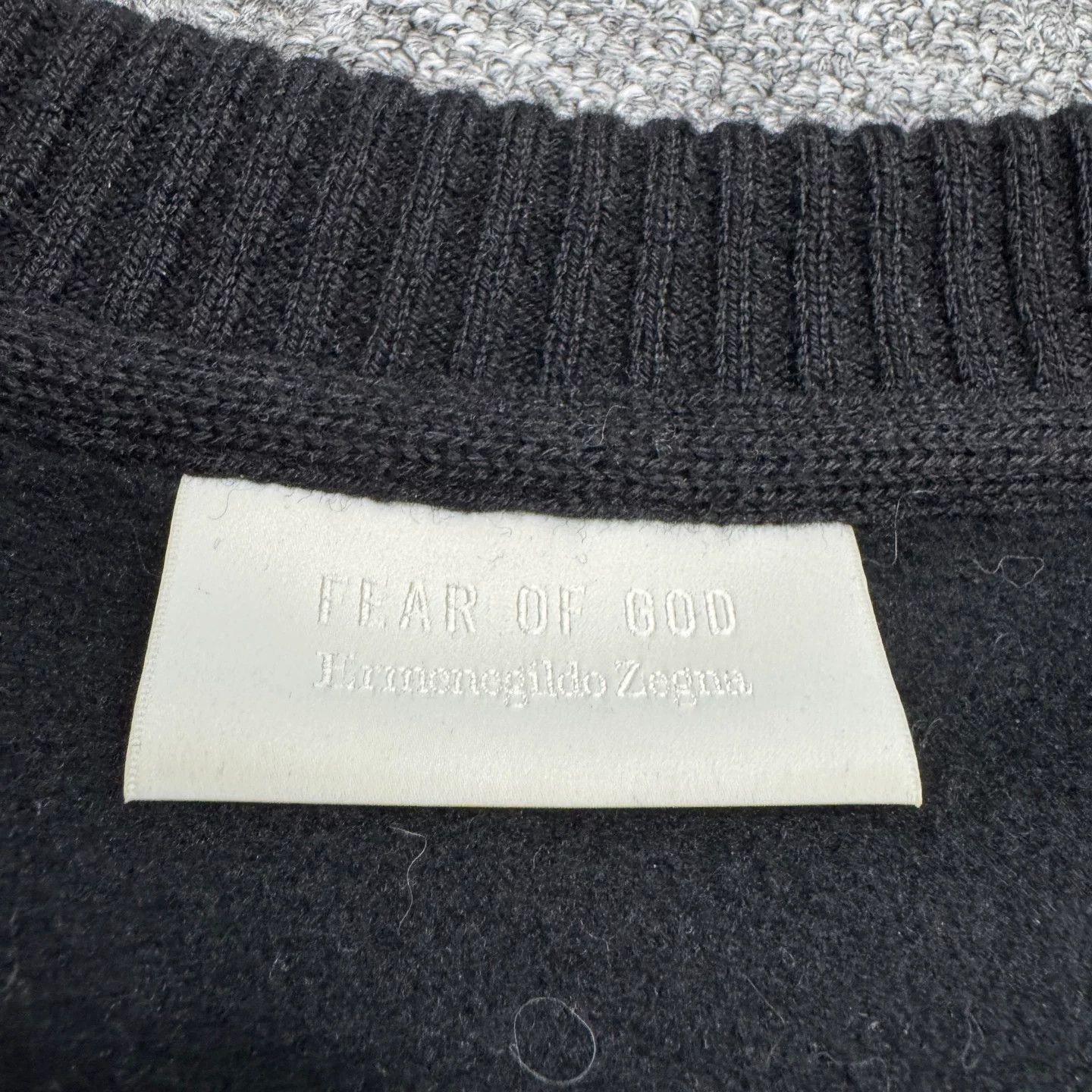 Ermenegildo Zegna × Fear of God Fear of God x Ermenegildo Zegna Logo Sweatshirt Size XL Size US XL / EU 56 / 4 - 4 Thumbnail