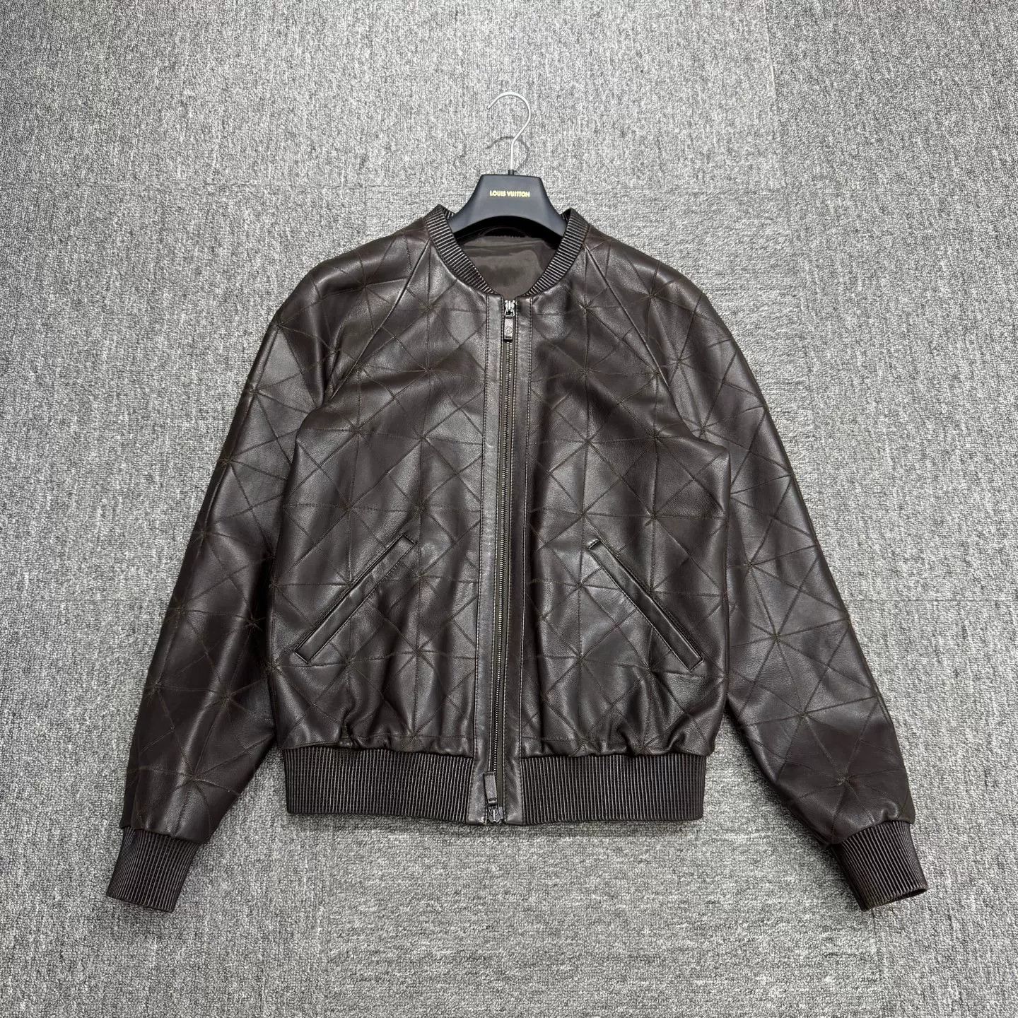 Giorgio Armani Giorgio Armani Quilted Lamb Leather Jacket Size M Size US M / EU 48-50 / 2 - 2 Thumbnail